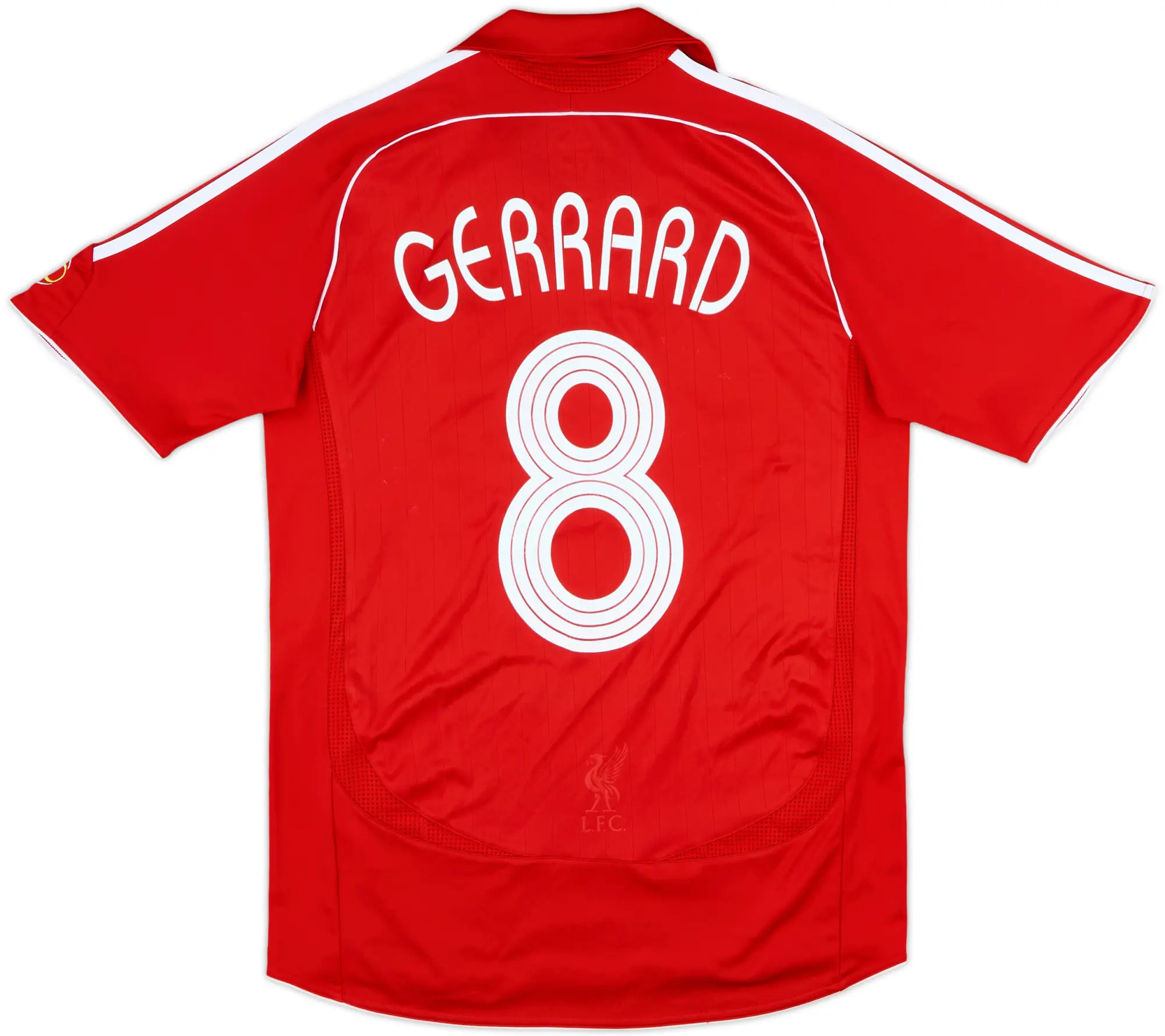 2006-08 Liverpool Home Shirt Gerrard #8 - 5/10 - (S)