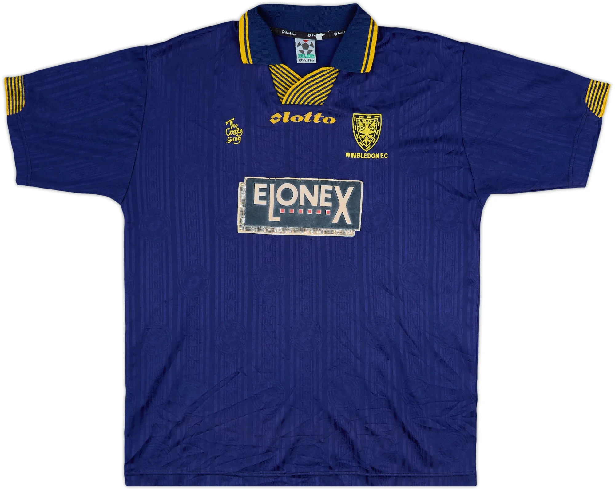 Lotto AFC Wimbledon Mens SS Home Shirt 1997/99