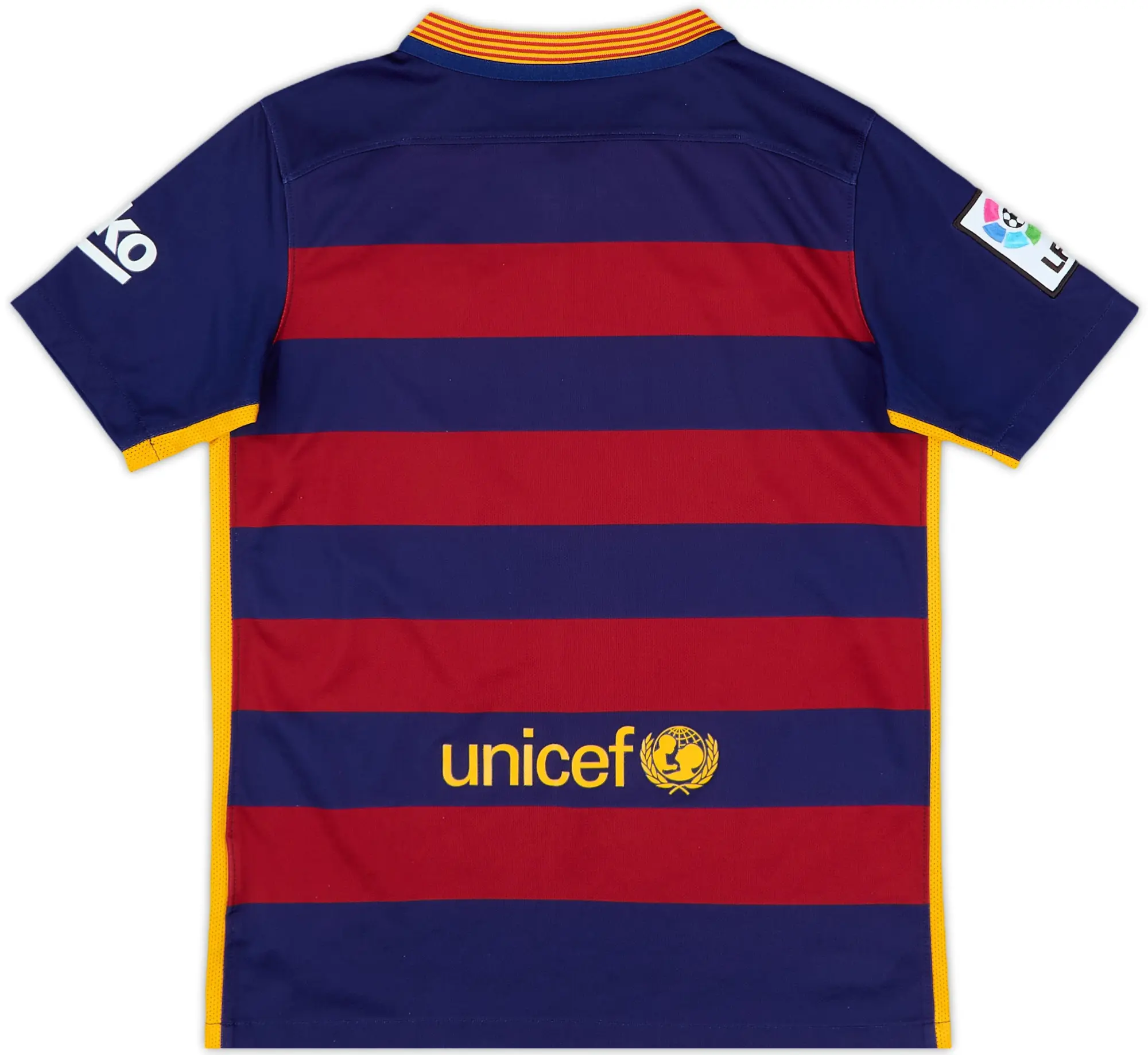 Nike Barcelona Boys SS Home Shirt 2015/16