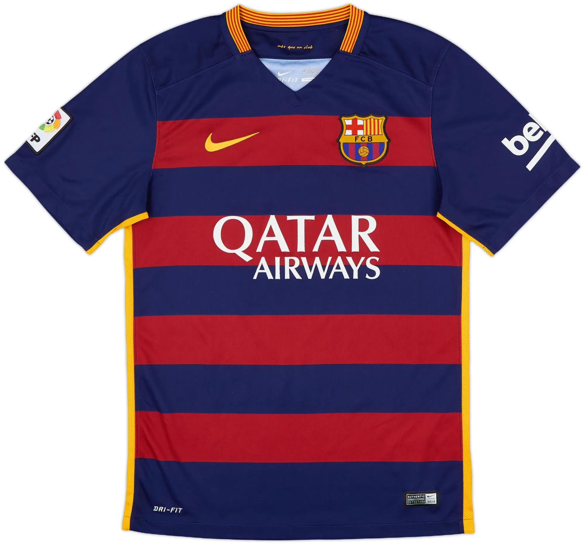 Nike Barcelona Boys SS Home Shirt 2015/16