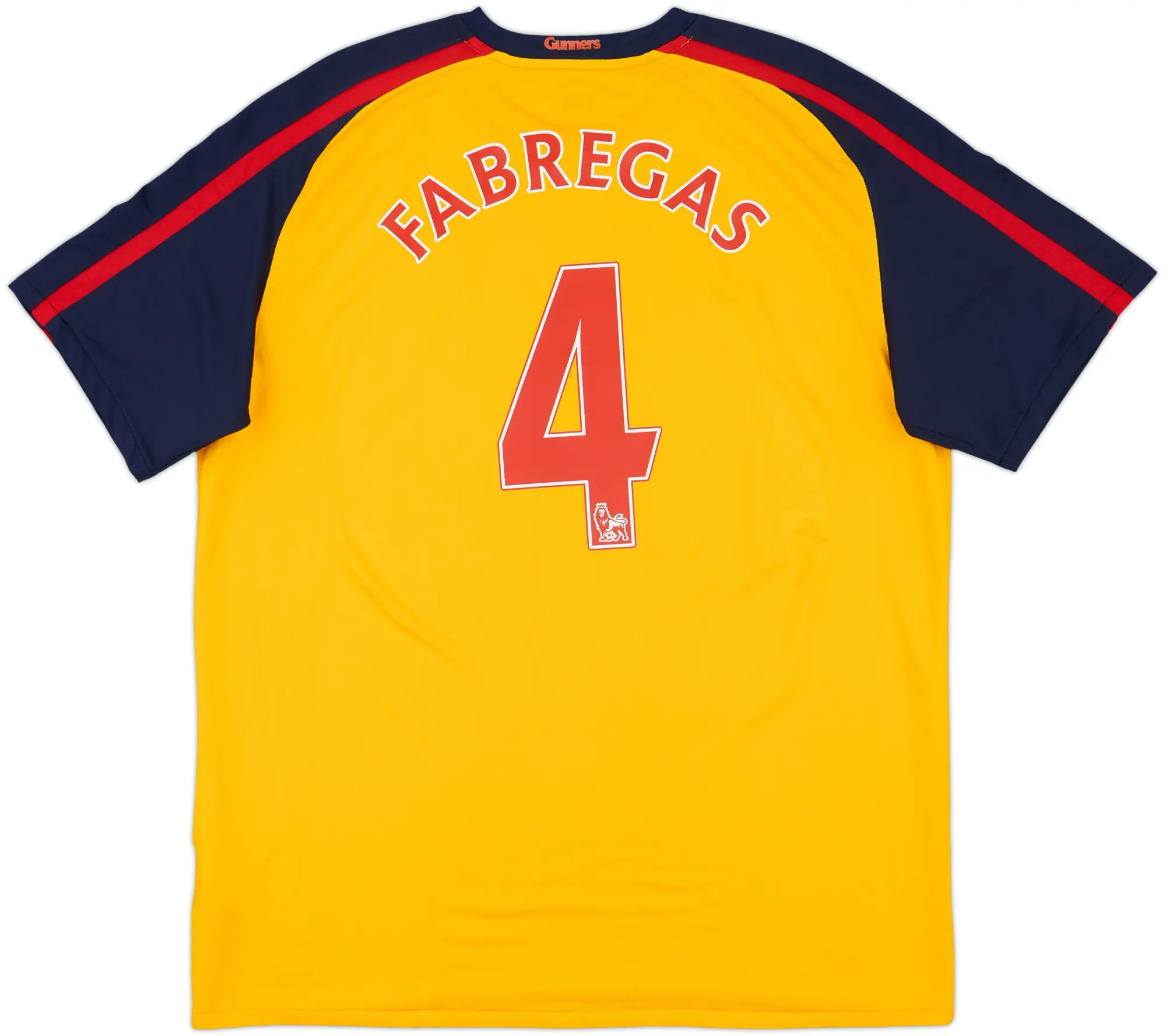 2008-09 Arsenal Away Shirt Fabregas #4 - 7/10 - (XL)