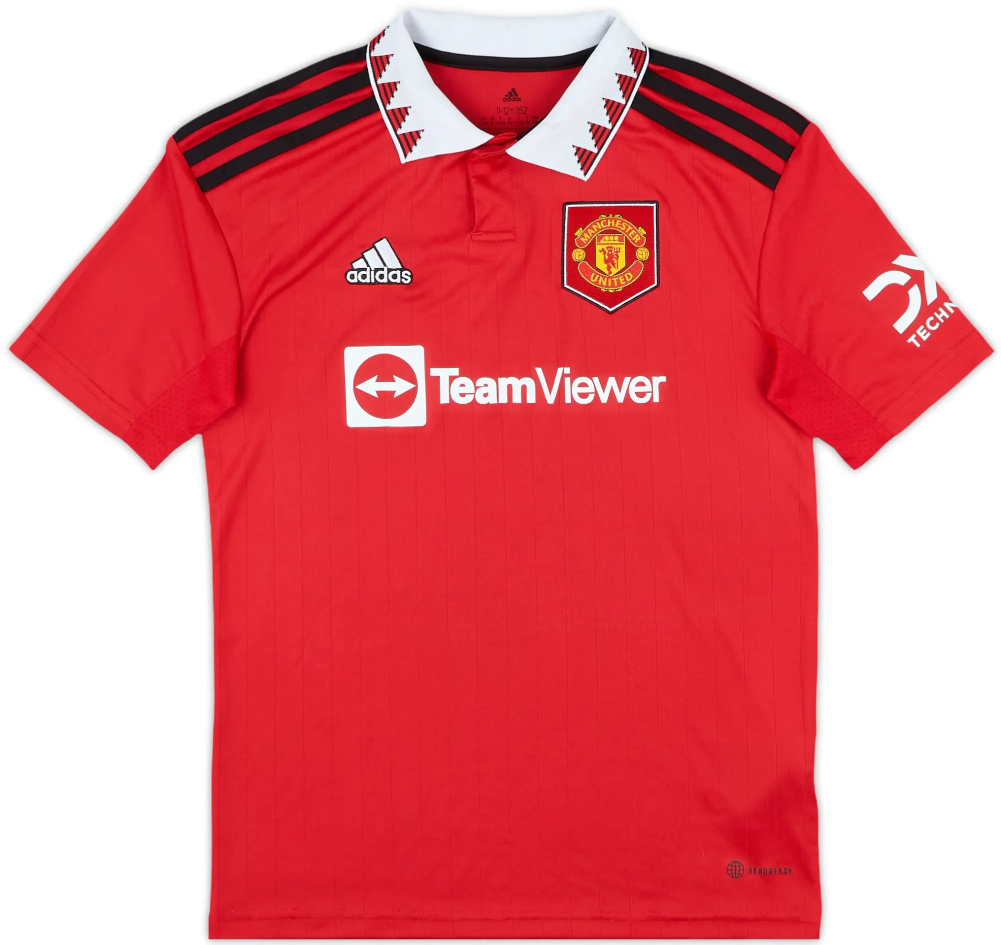 adidas Manchester United Boys SS Home Shirt 2022/23