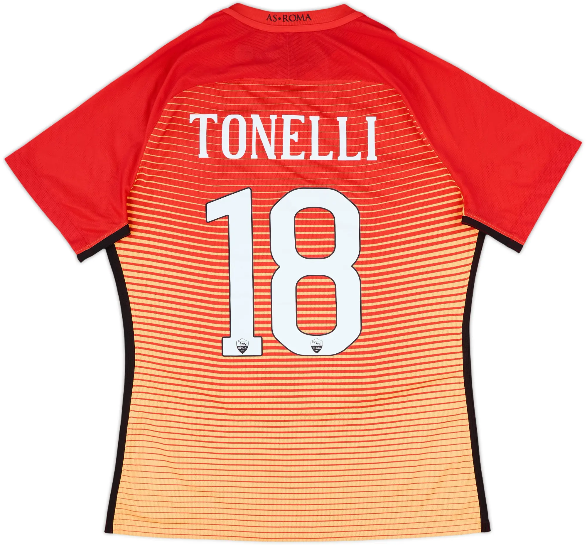 2016-17 Roma Player Issue Third Shirt Tonelli #18 - 8/10 - (XL)