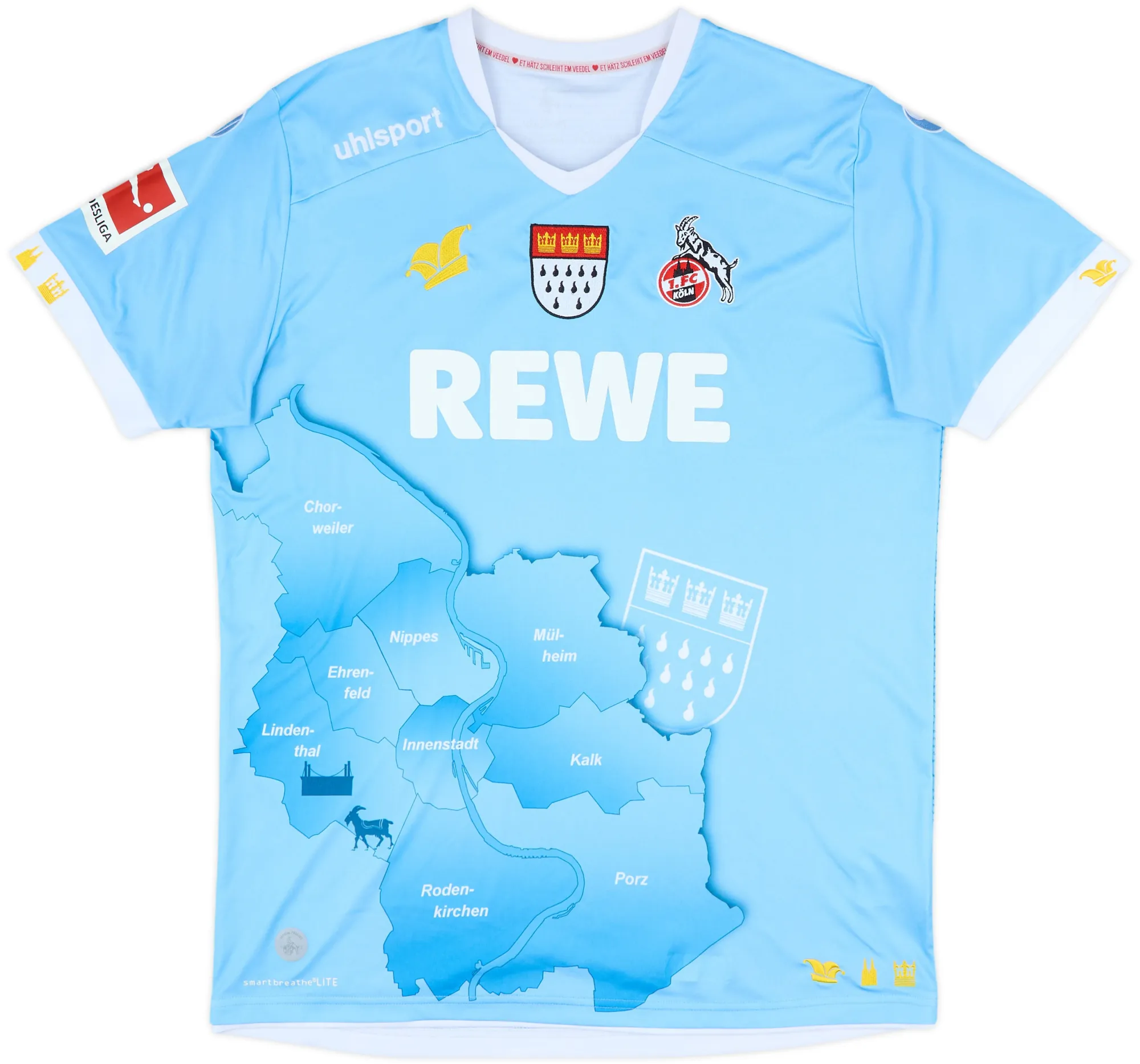 GK FC Koln Mens LS Goalkeeper Home Shirt 2019/20