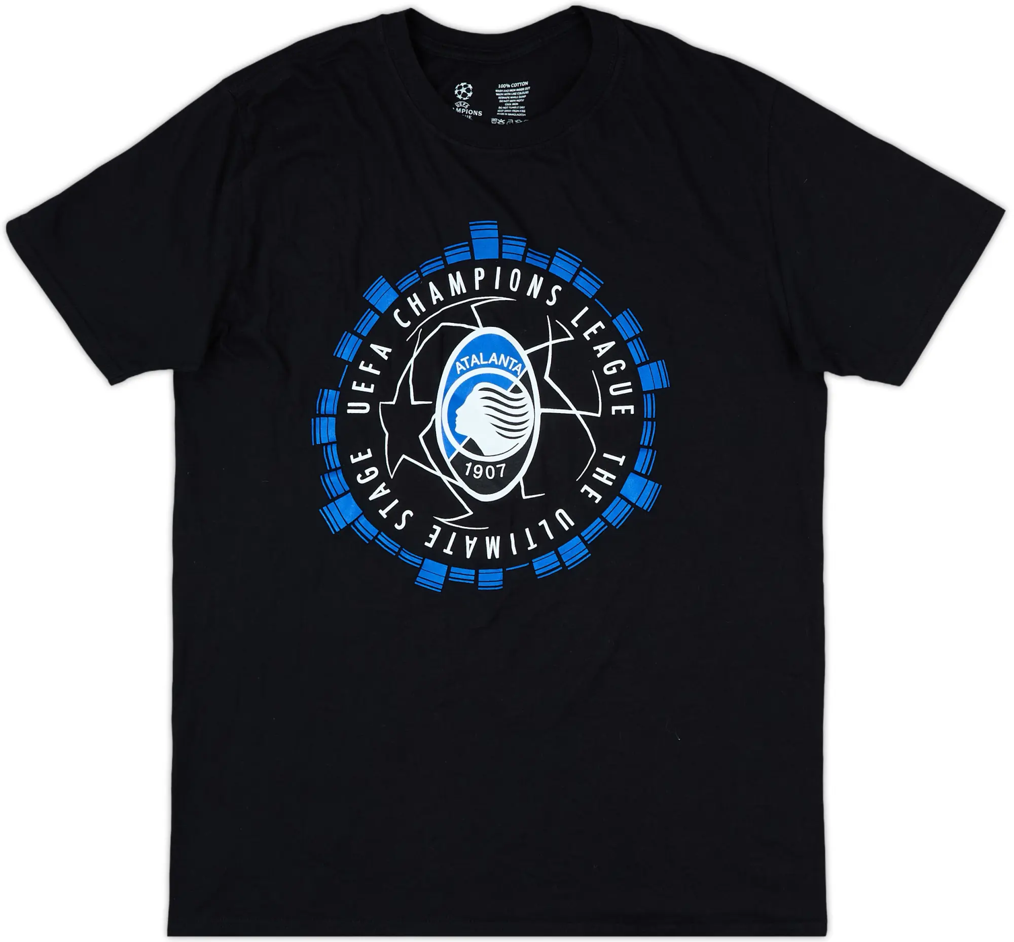 2019-20 Atalanta Champions League Cotton Tee - 8/10 - (L)