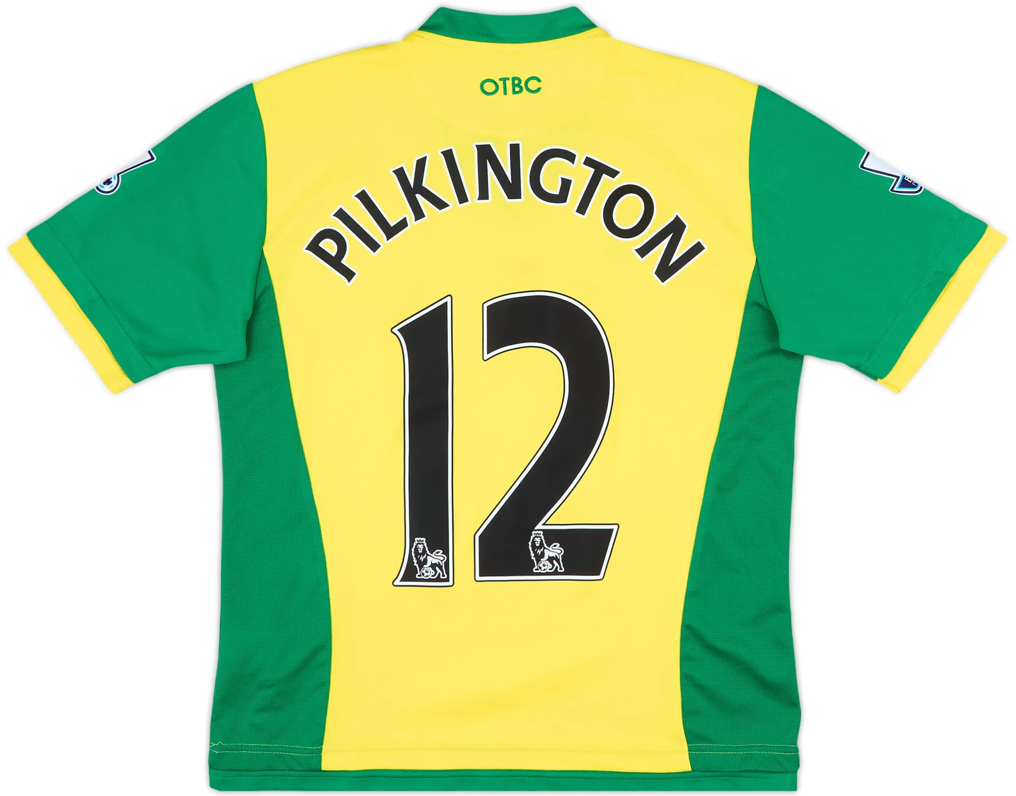 Errea Norwich City Mens SS Home Shirt 2013/14