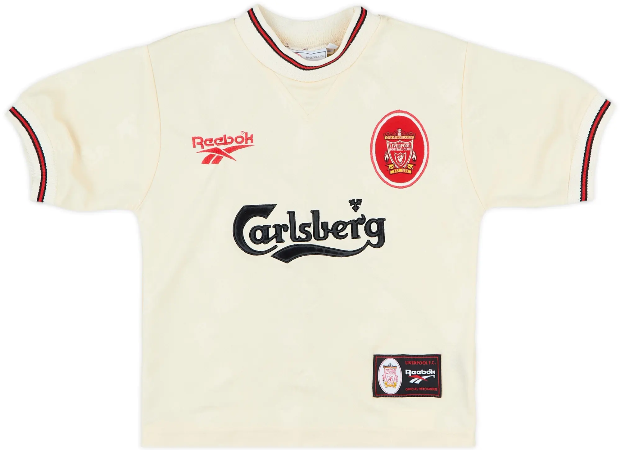 1996-97 Liverpool Away Shirt - 9/10 - (7-8 Years)