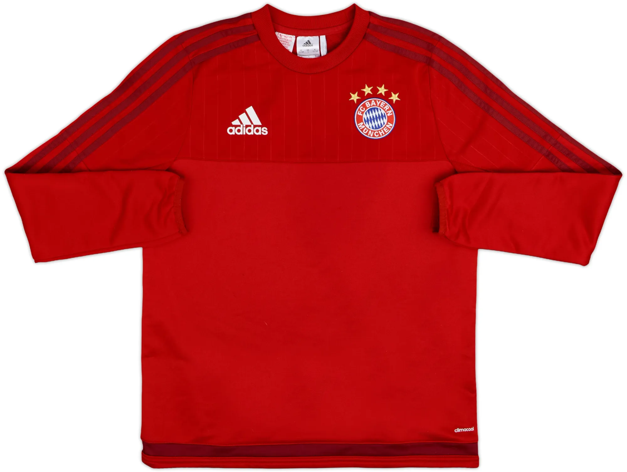 adidas Bayern Munich Boys SS Home Shirt 2015/16