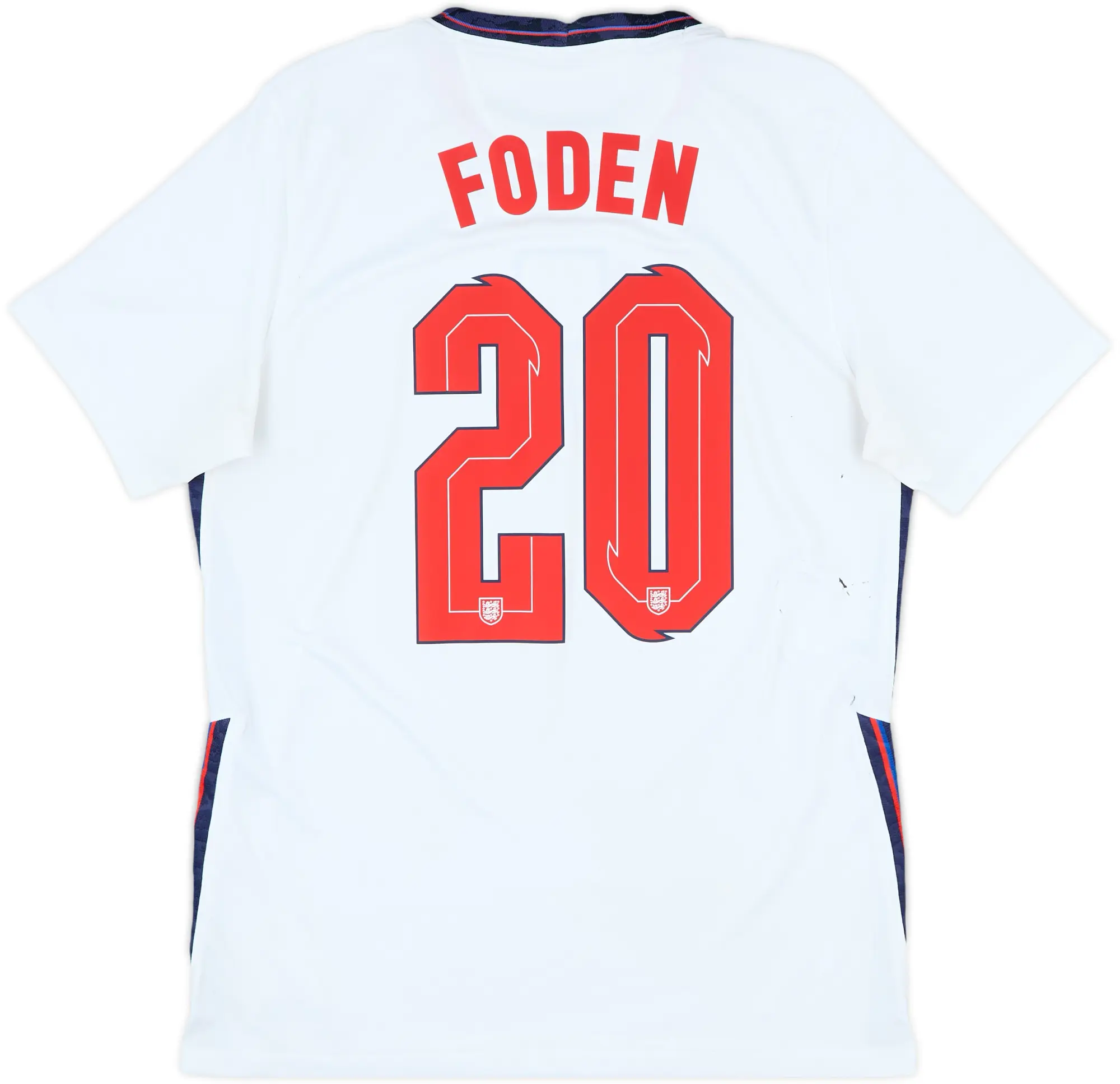 2020-22 England Home Shirt Foden #20 - 6/10 - (L)