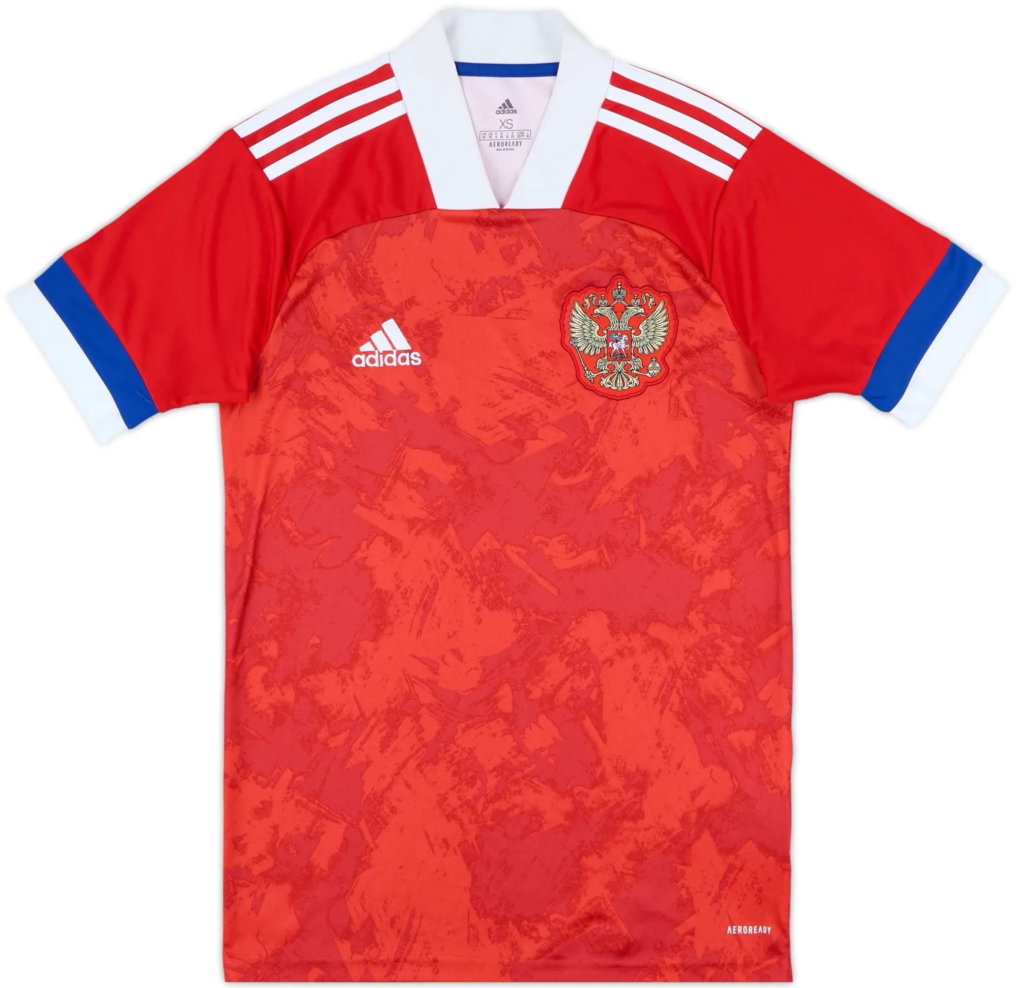adidas Russia Mens SS Home Shirt 2020