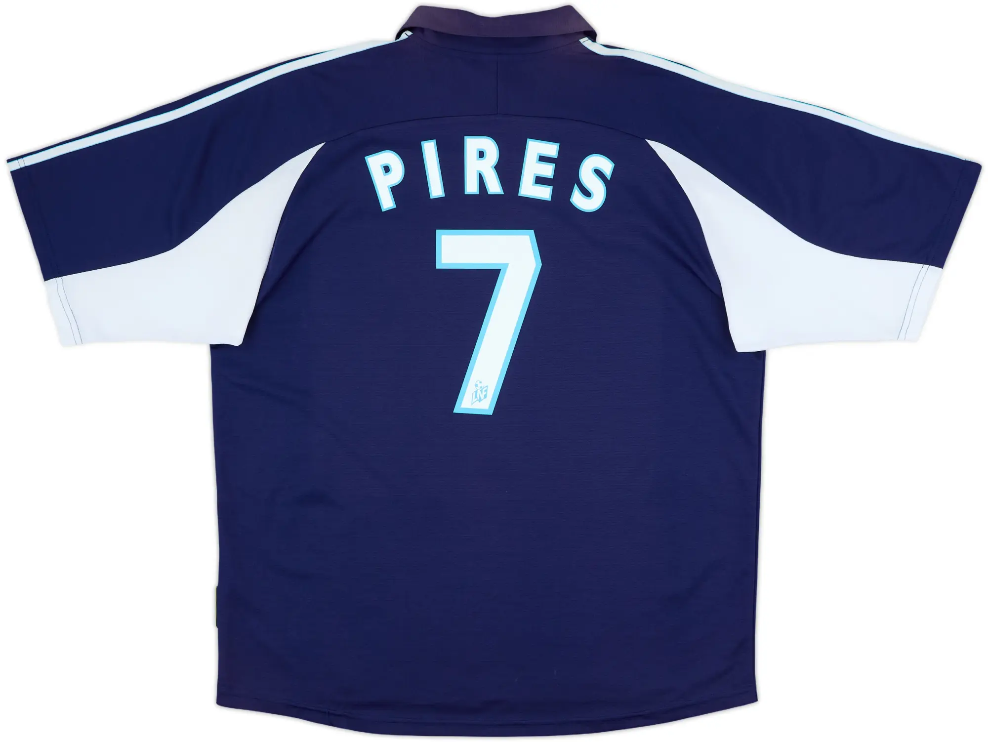 1999-00 Olympique Marseille Player Issue Away Shirt Pires #7 - 7/10 - (XL)