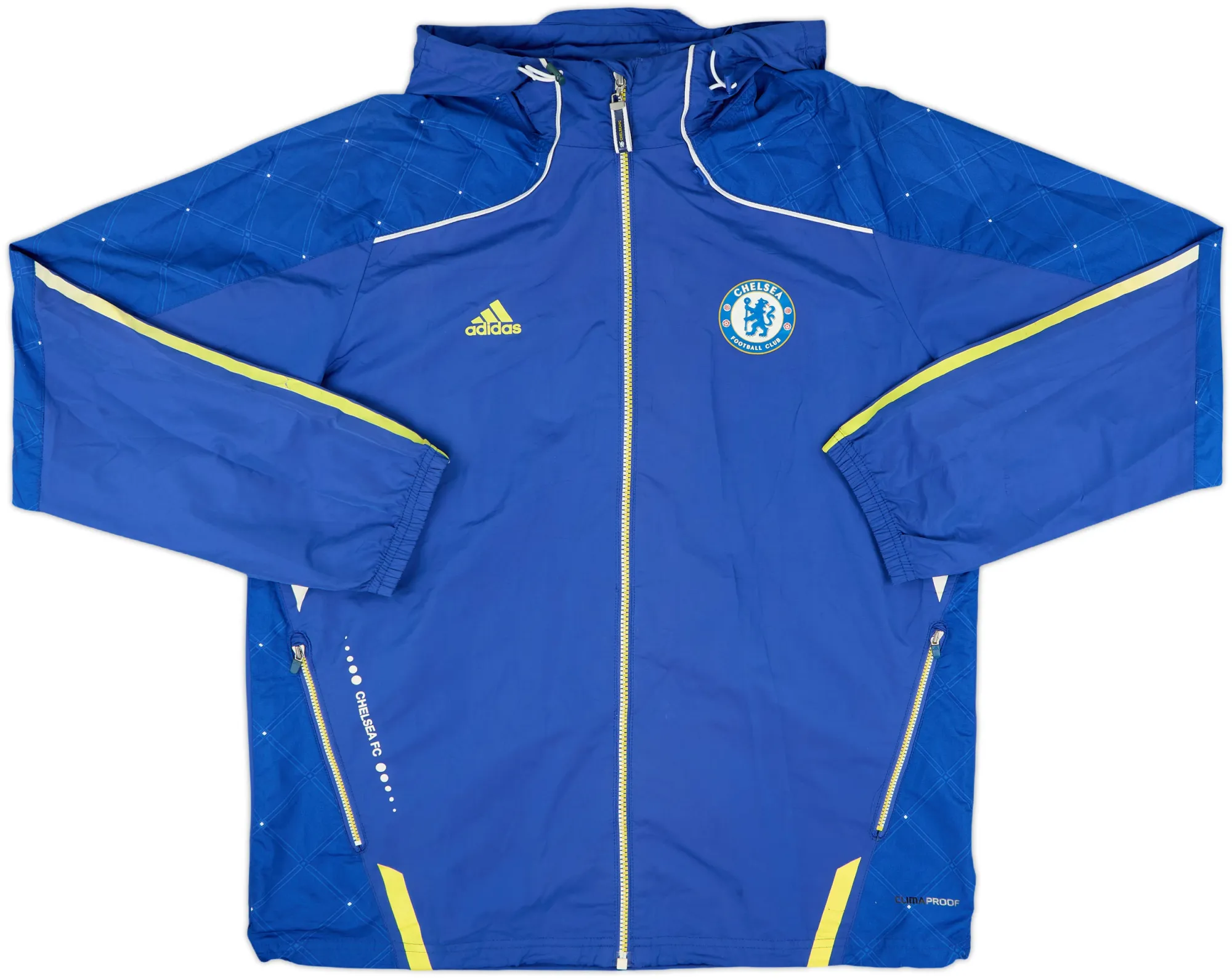 2010-11 Chelsea adidas Hooded Track Jacket - 7/10 - (L)