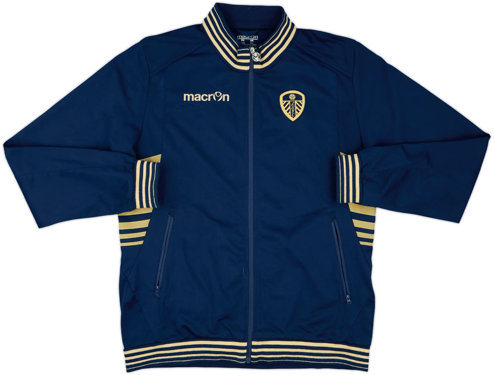 2013-14 Leeds United Macron Track Jacket - 8/10 - (XL)