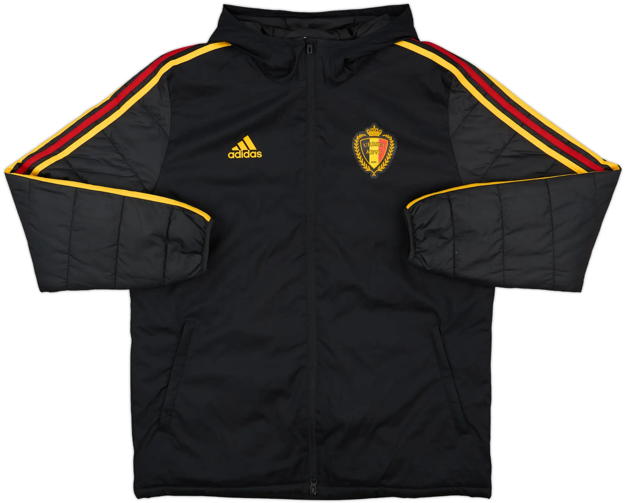 2018-19 Belgium adidas Padded Bench Coat - 10/10 - (L)
