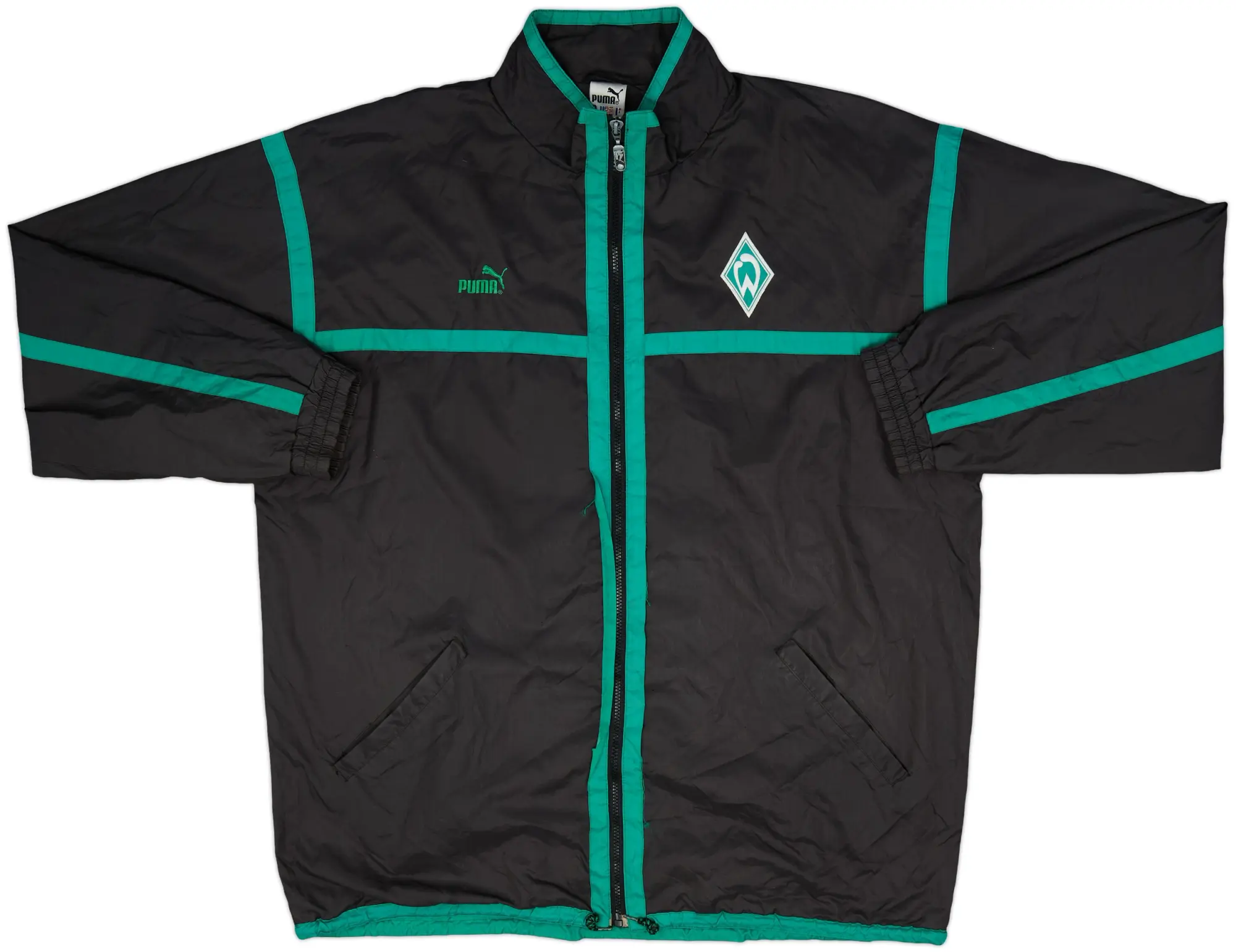 1995-96 Werder Bremen Puma Track Jacket - 7/10 - (XL)