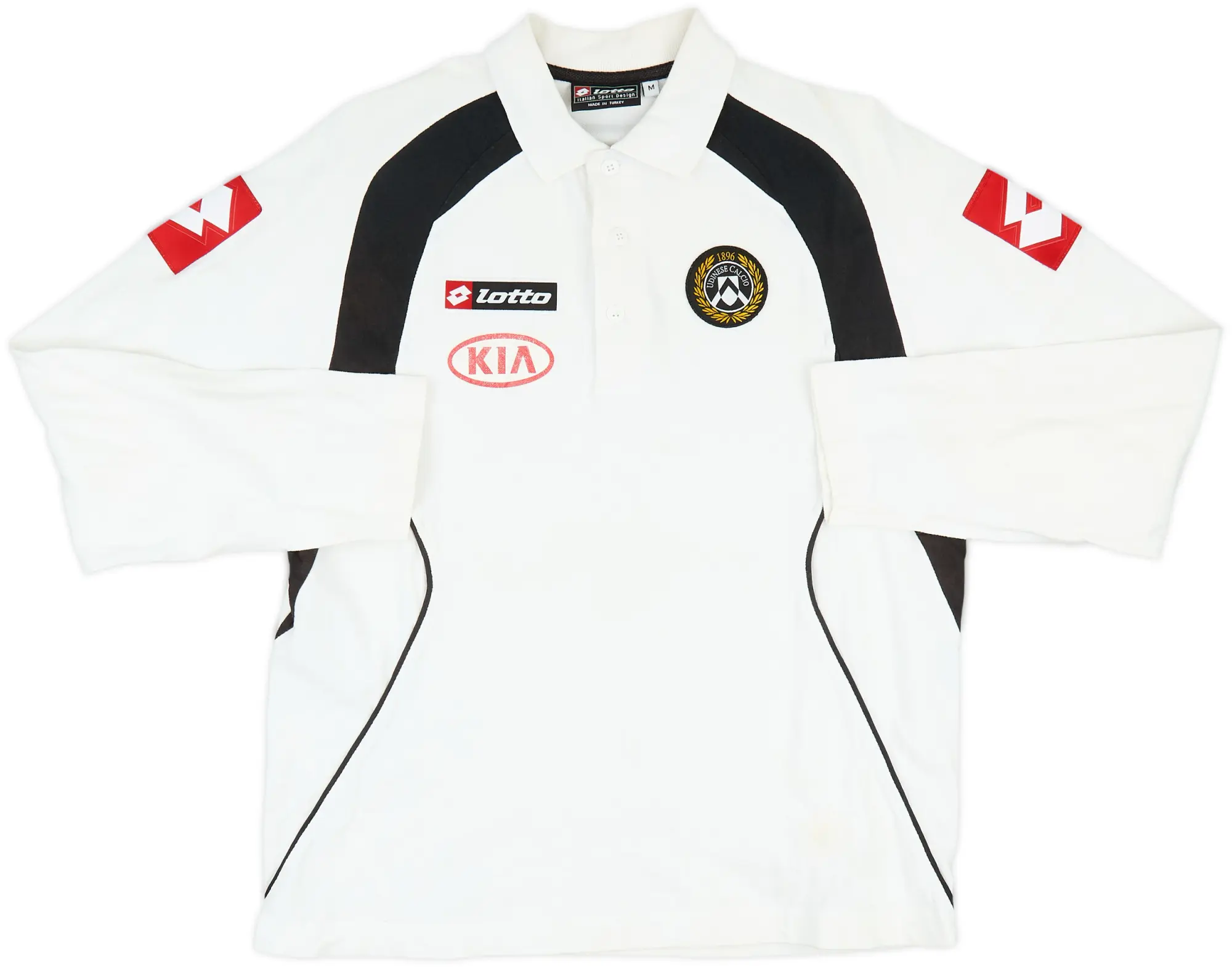 2005-06 Udinese Lotto Polo L/S Shirt - 7/10 - (M)