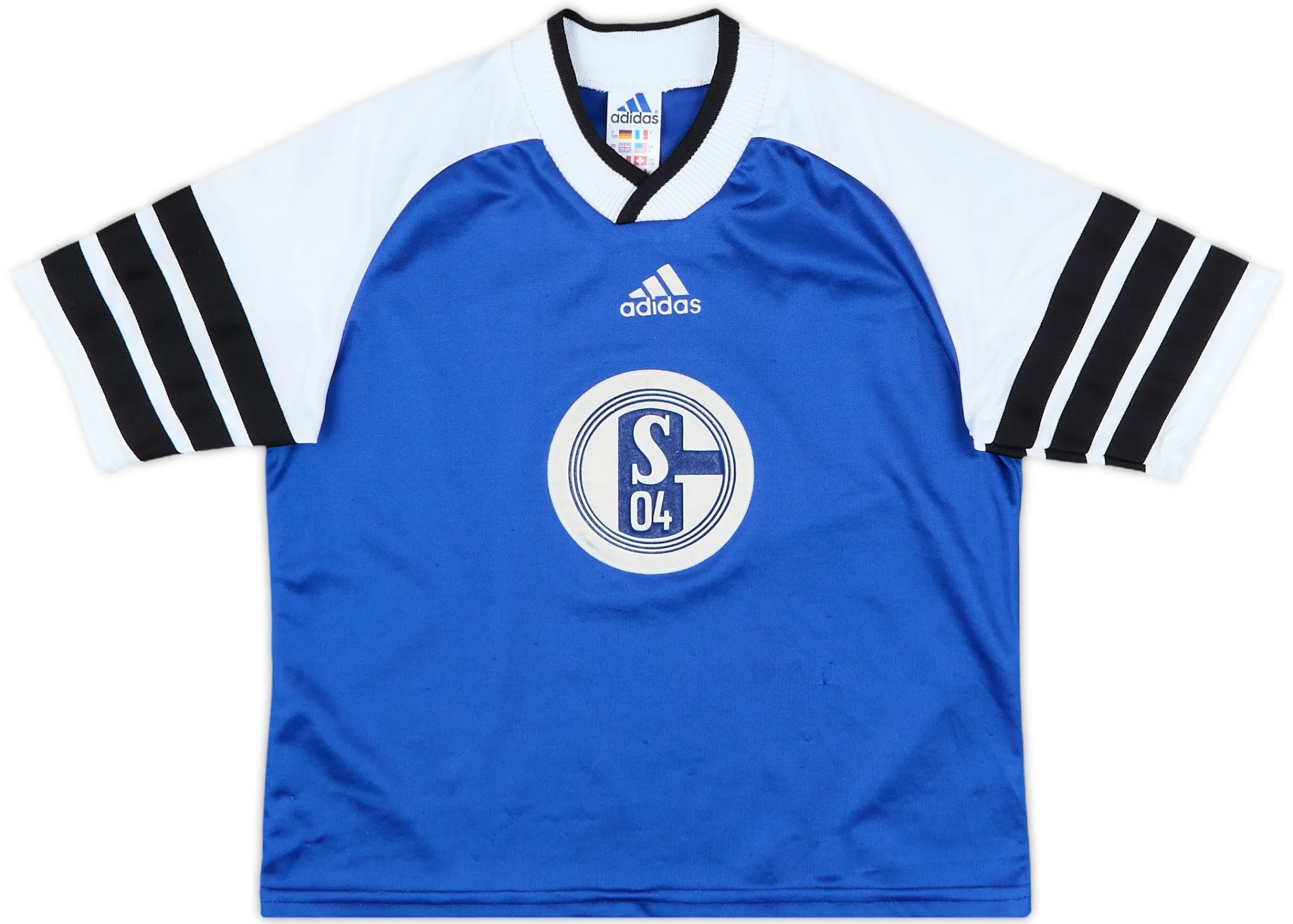 adidas Schalke 04 Boys SS Home Shirt 1998/99