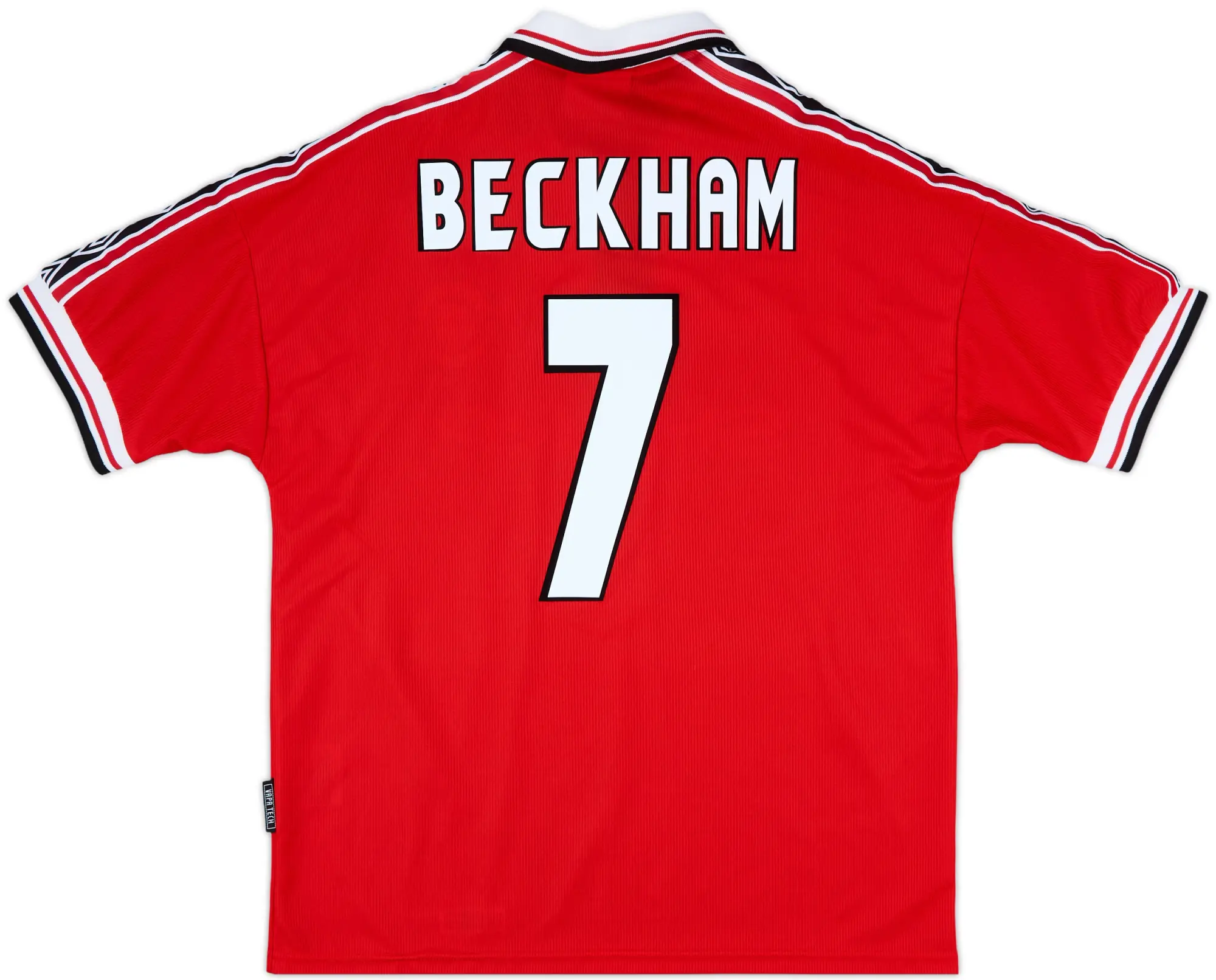 1998-00 Manchester United Home Shirt Beckham #7 - 10/10 - (L)
