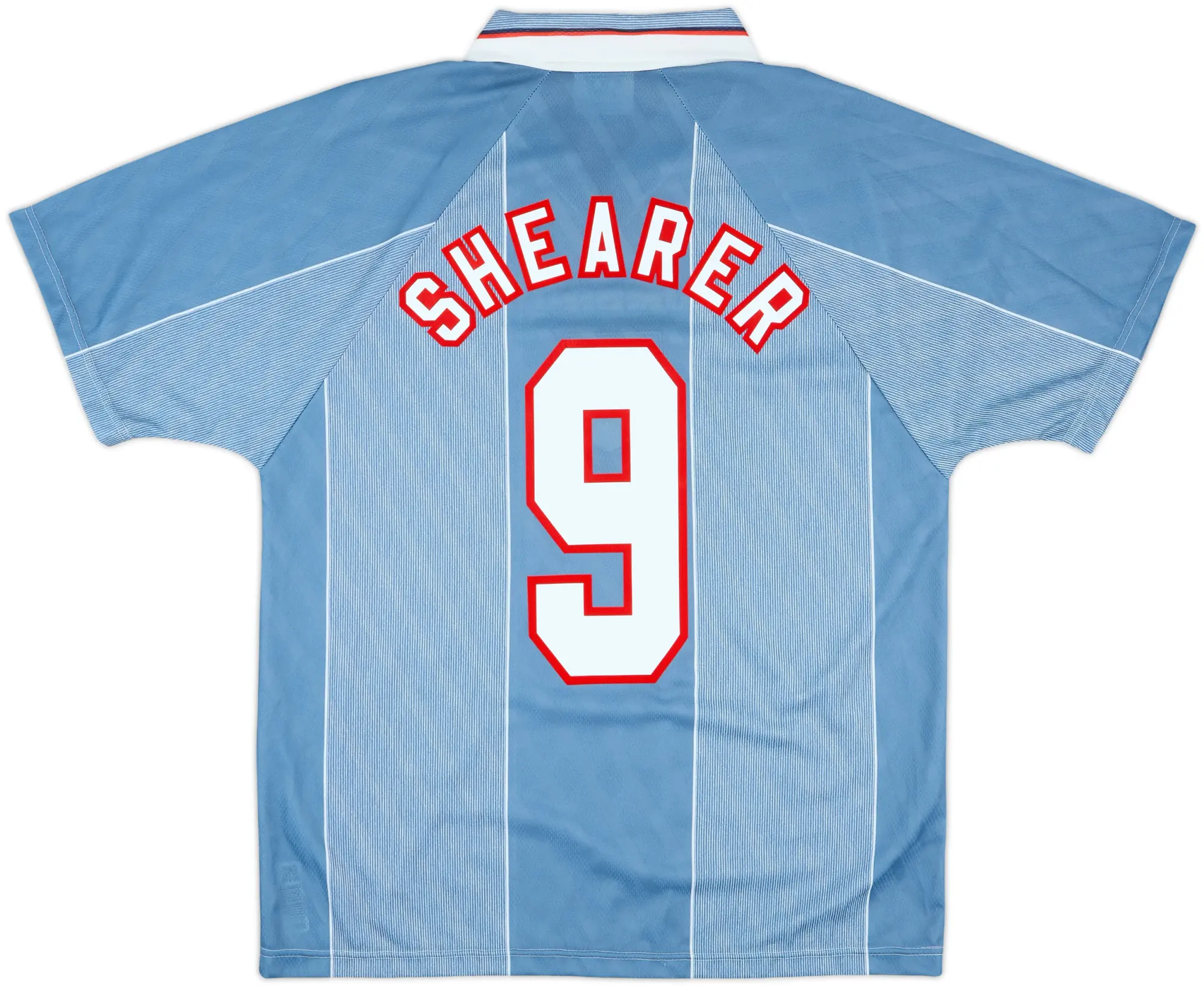 1996-97 England Away Shirt Shearer #9 - 10/10 - (M)