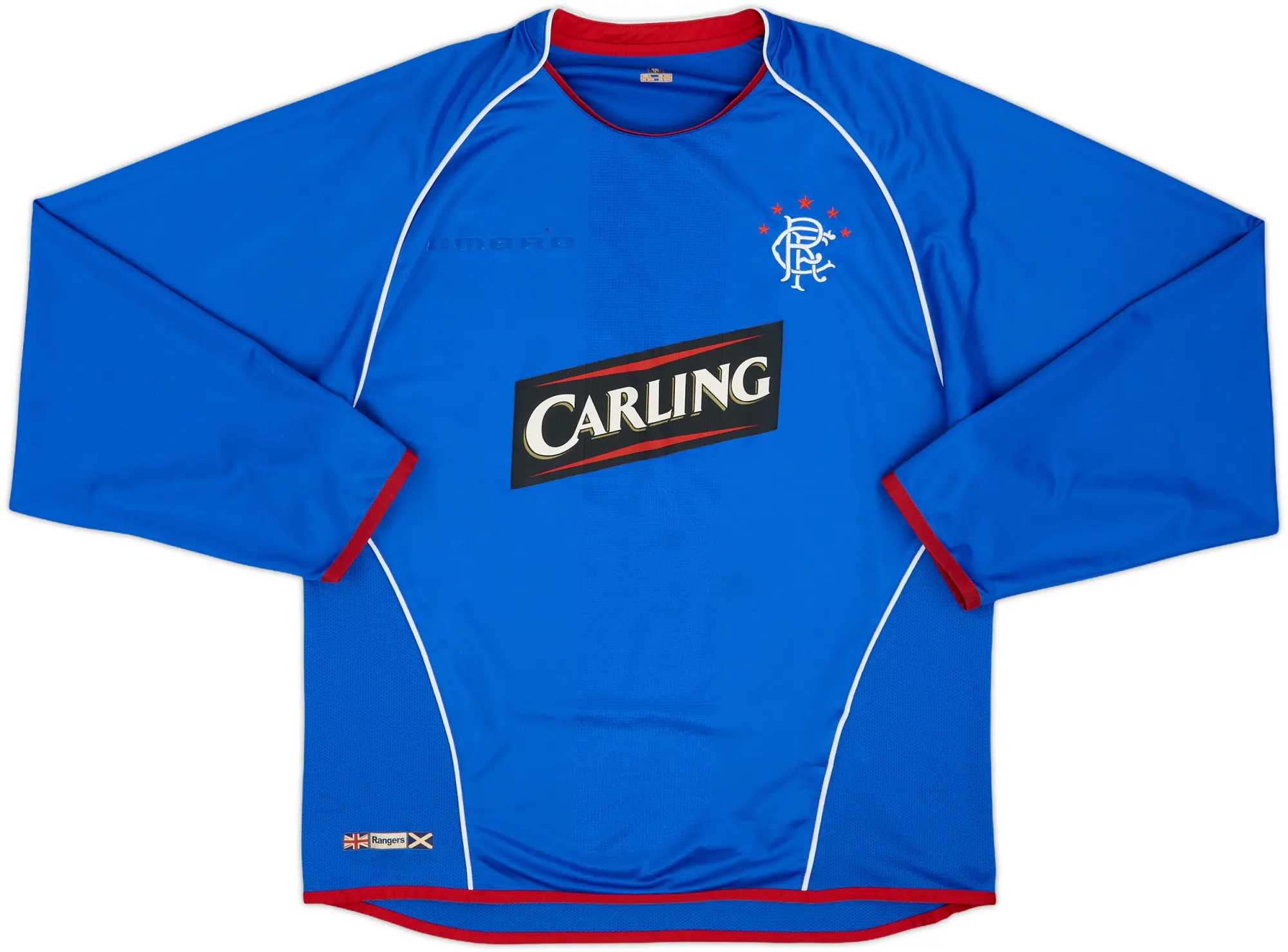 2005-06 Rangers Home L/S Shirt - 4/10 - (L)