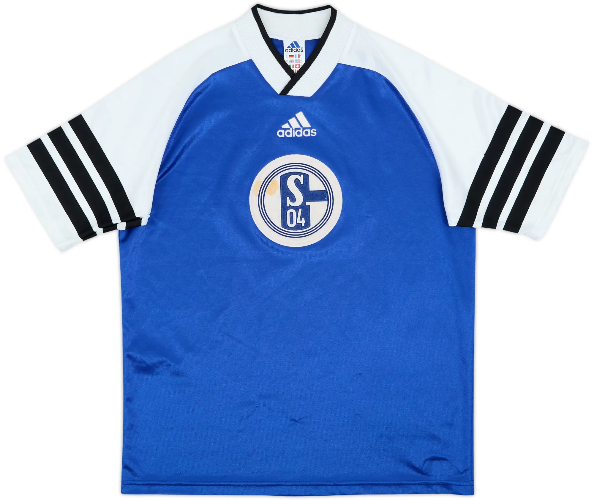 adidas Schalke 04 Boys SS Home Shirt 1998/99