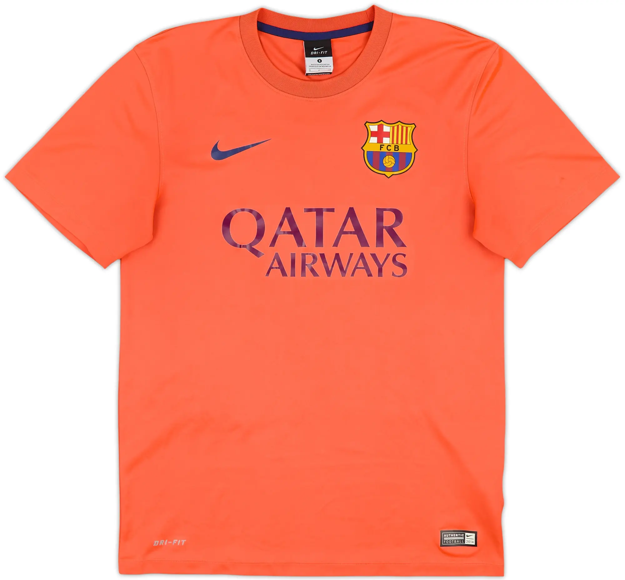 Nike Barcelona Mens SS Away Shirt 2014/15