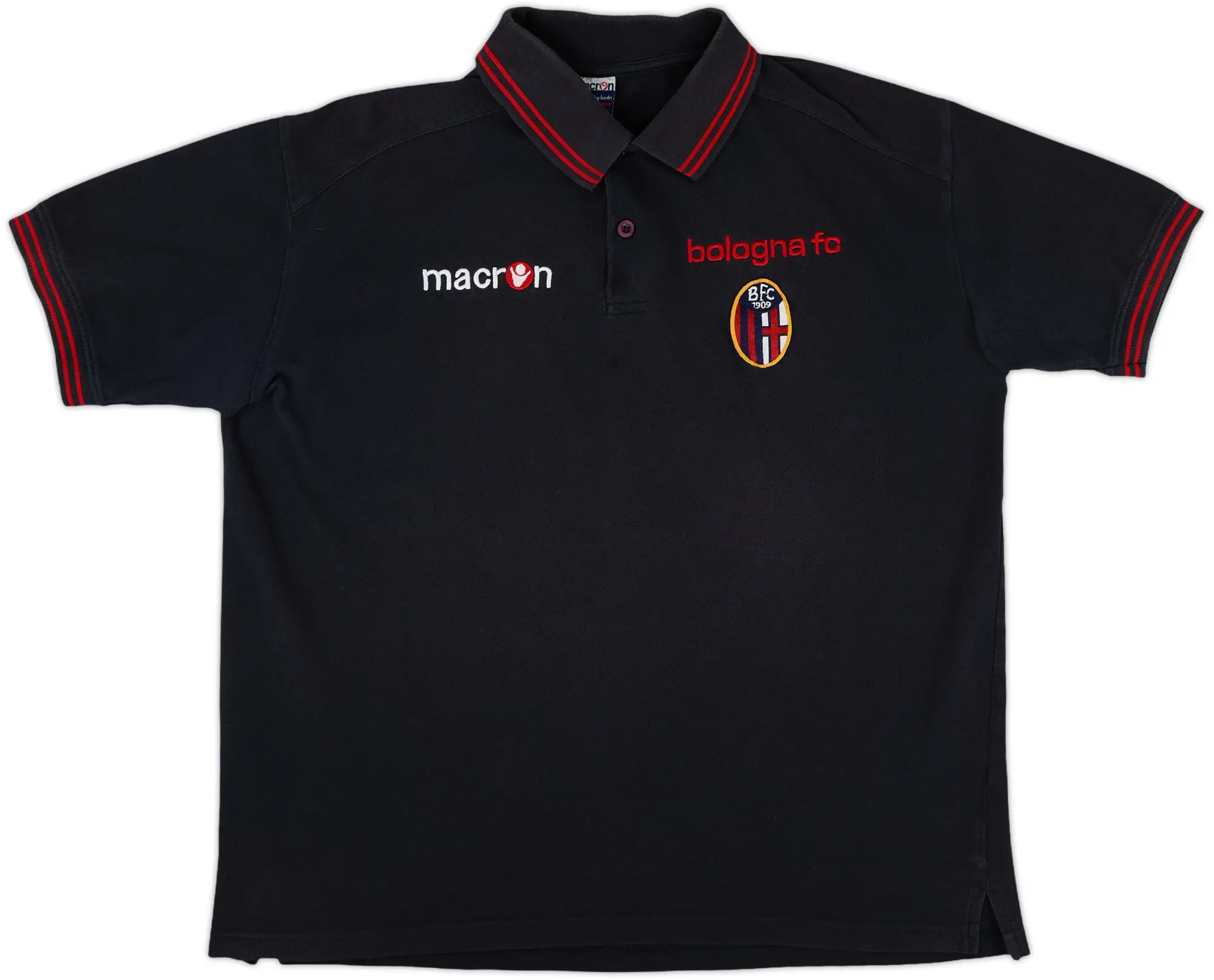 2005-06 Bologna Macron Polo Shirt - 8/10 - (XXL)