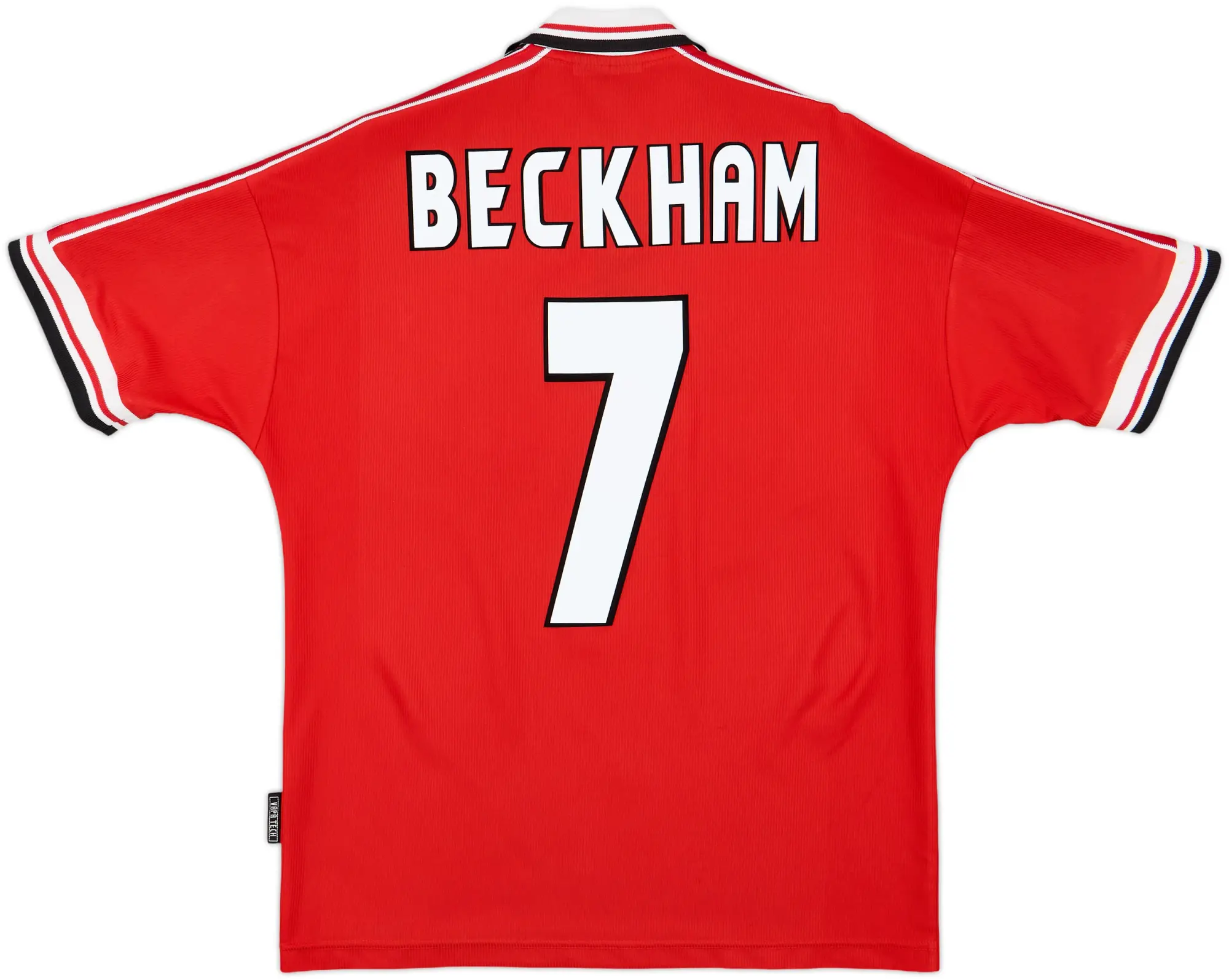 1998-00 Manchester United Home Shirt Beckham #7 - 8/10 - (M)