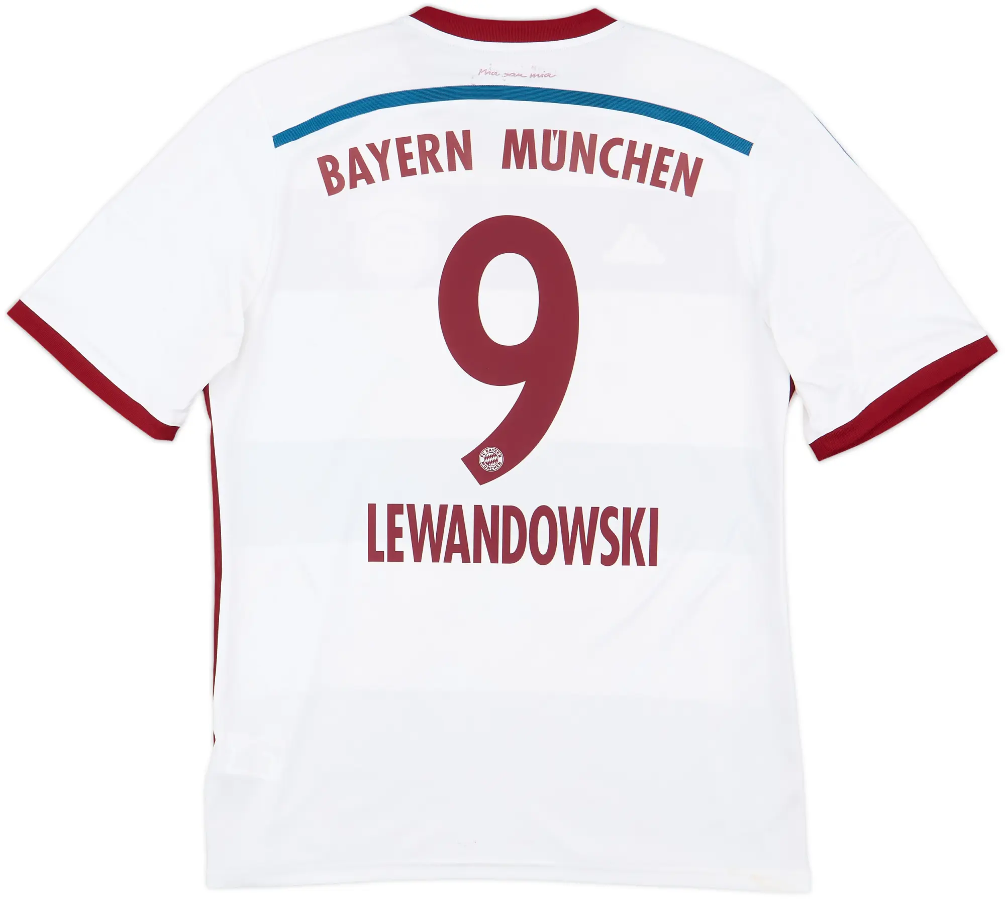 2014-15 Bayern Munich Away Shirt Lewandowski #9 - 7/10 - (L)