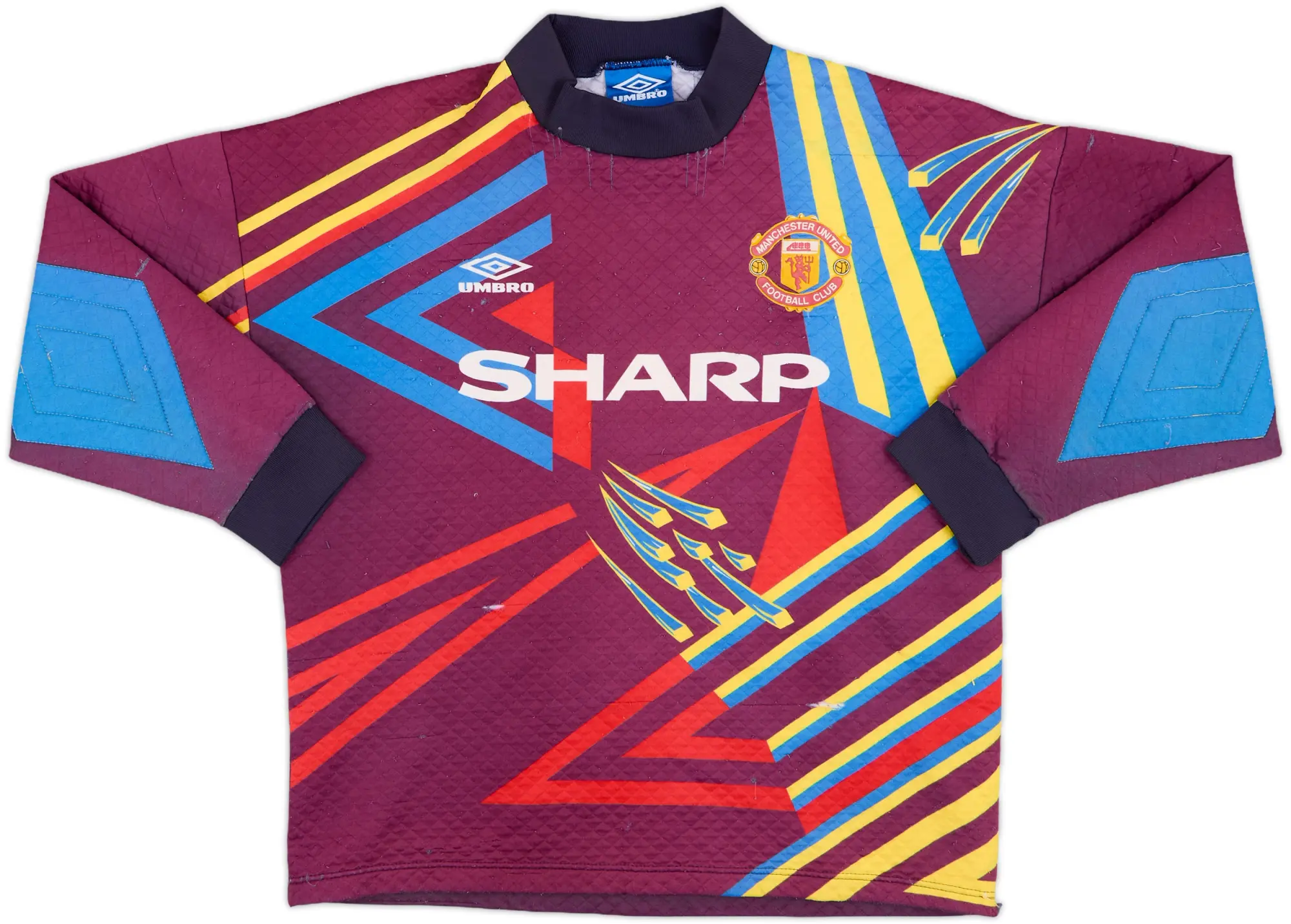 1992-93 Manchester United GK Shirt #1 - 6/10 - (M)