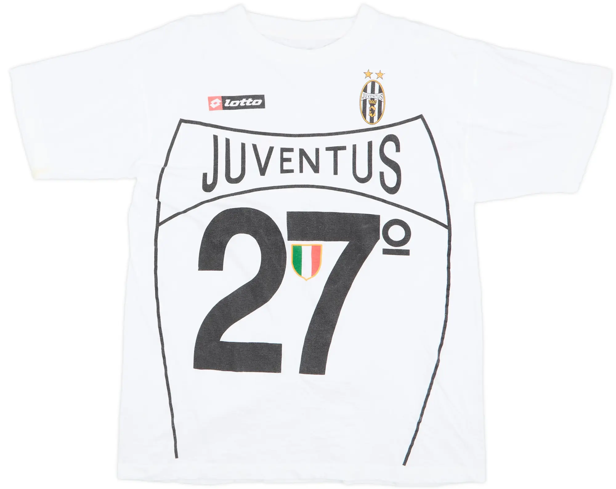 2002-03 Juventus Lotto 'Campioni D'Italia 2003' Graphic Tee - 7/10 - (L)