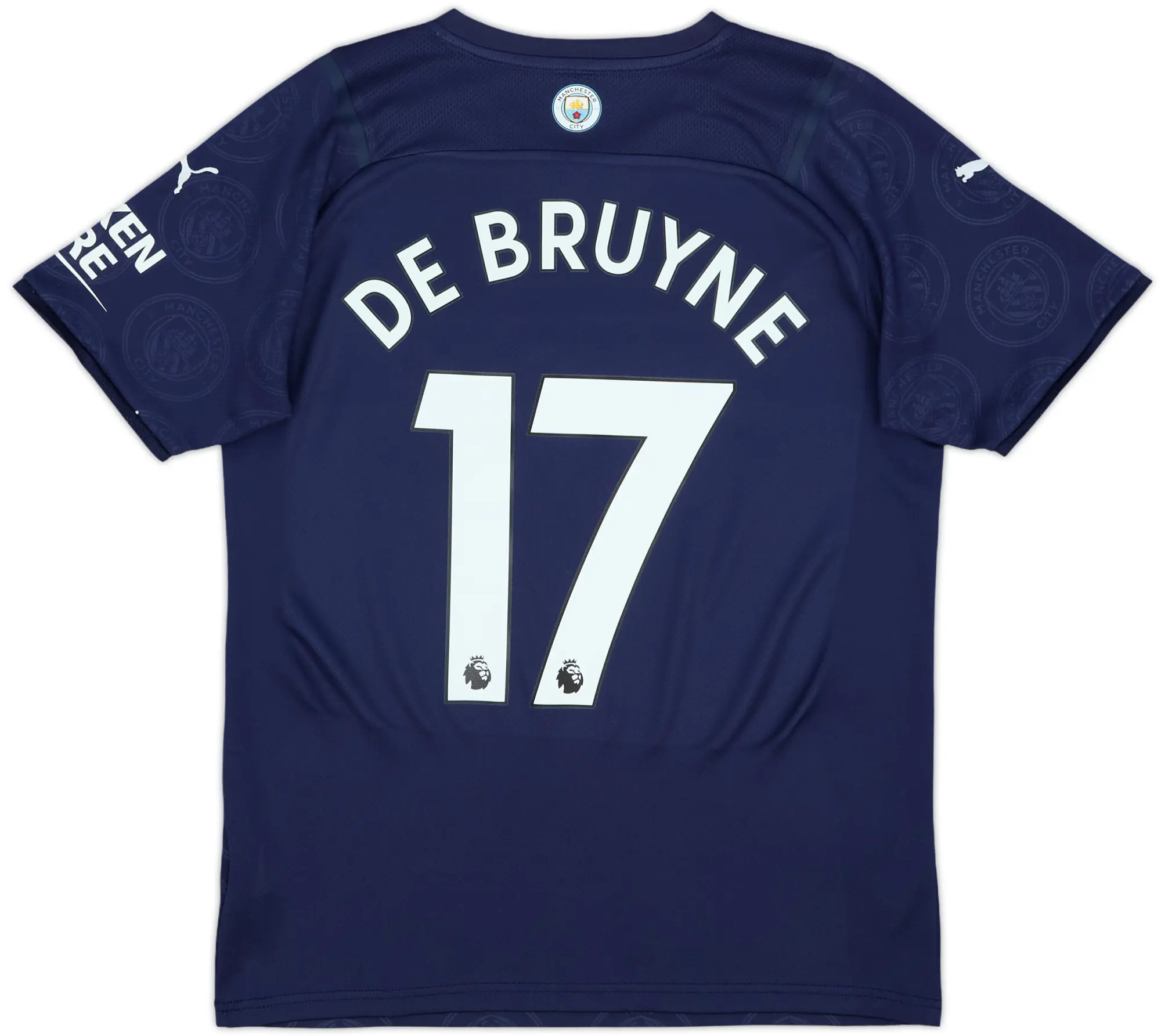 2021-22 Manchester City Third Shirt De Bruyne #17 - 10/10 - (M)