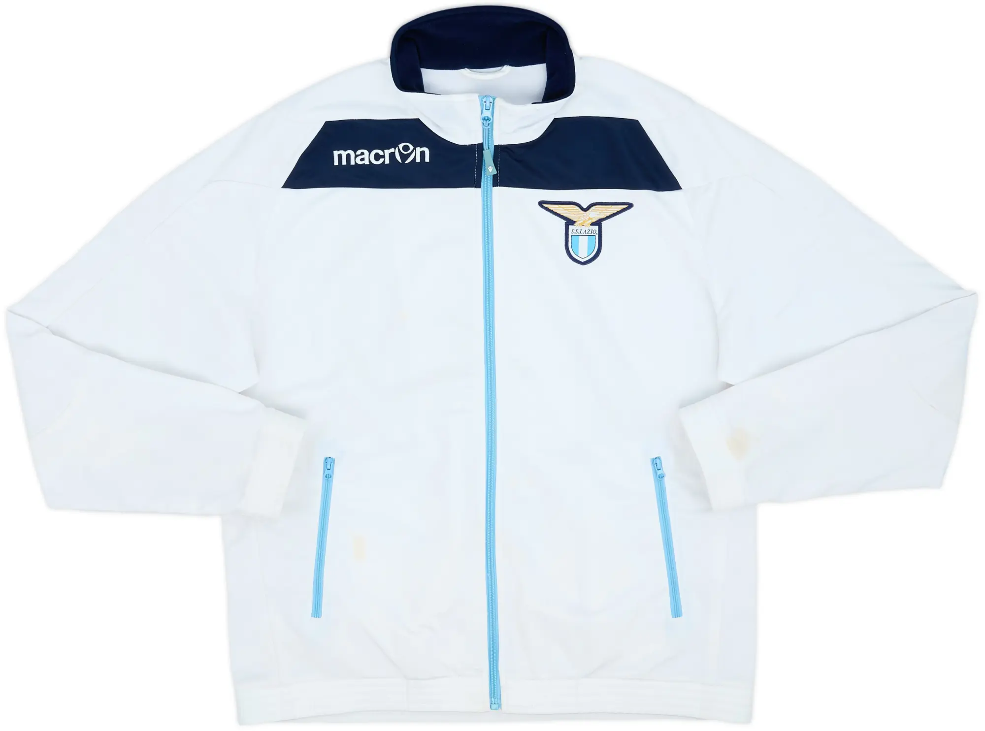 2014-15 Lazio Macron Track Jacket - 5/10 - (M)