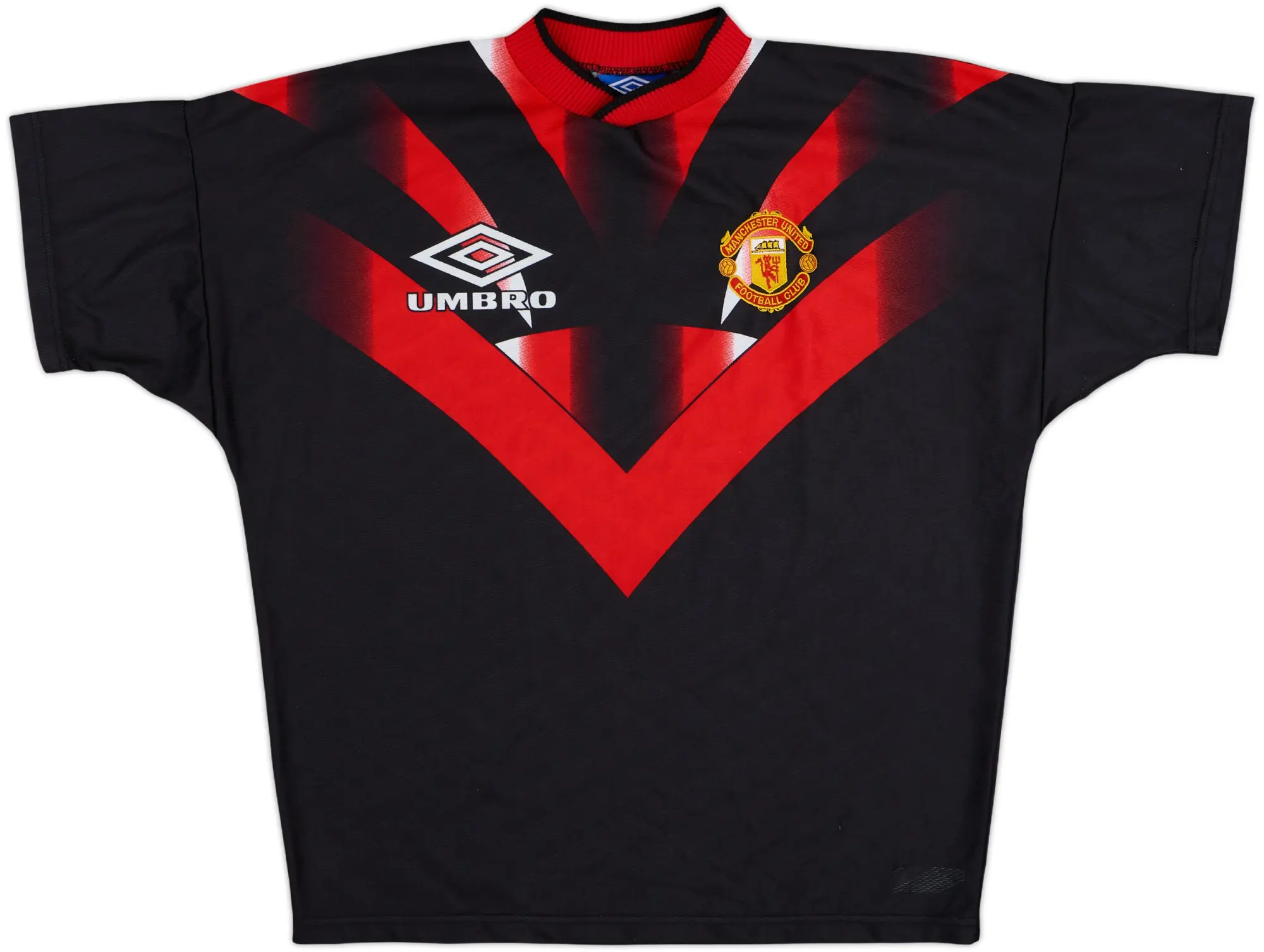 1996-97 Manchester United Umbro Training Shirt - 9/10 - (M)