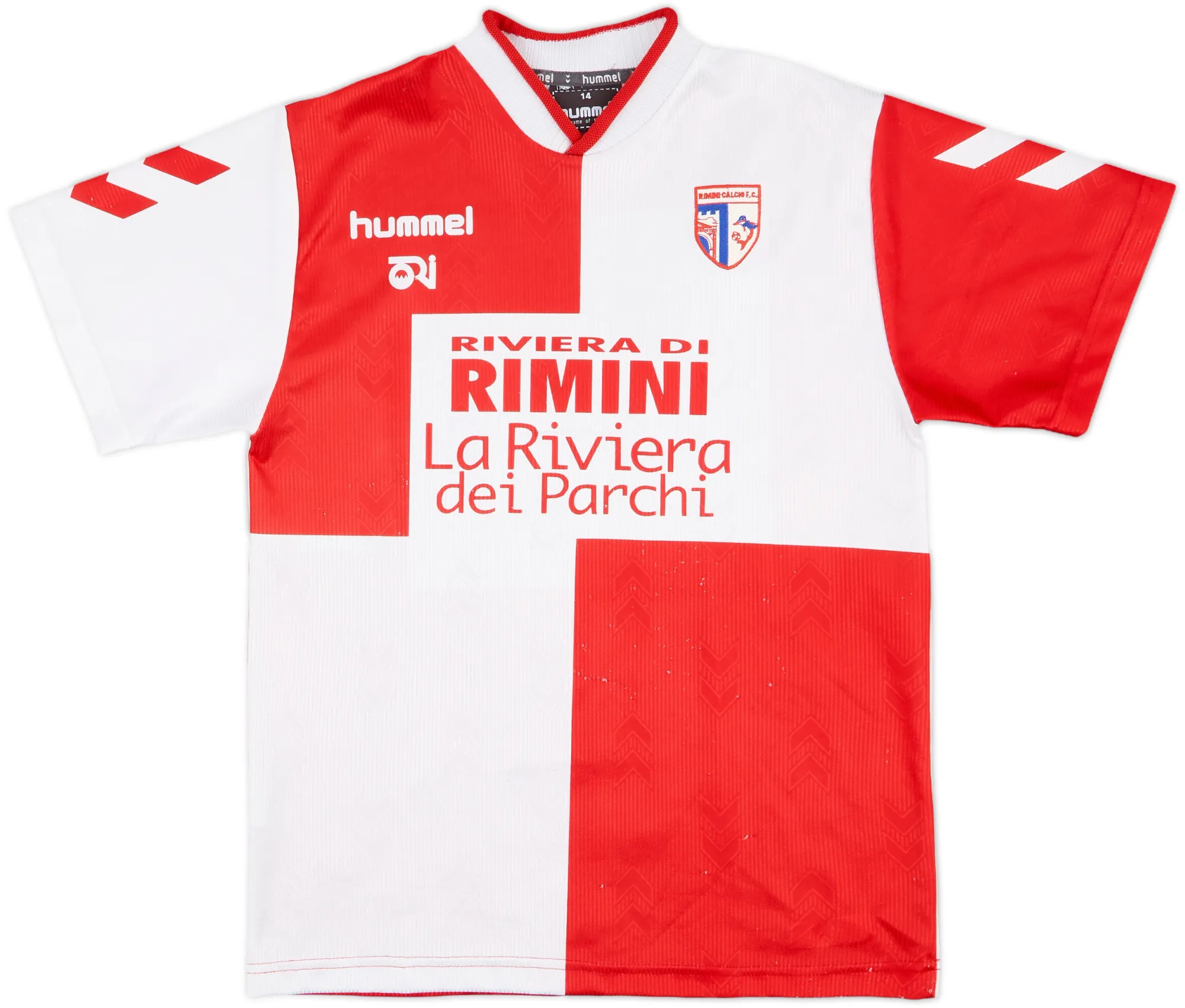 Hummel Rimini FC Boys SS Home Shirt 2005/06