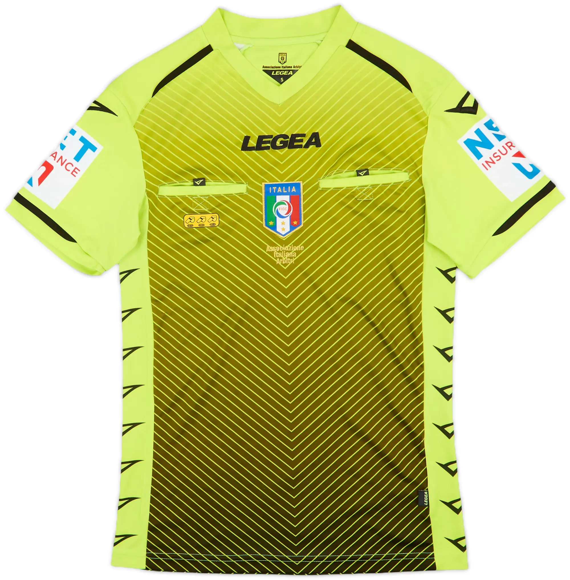 2020-21 Italy Diadora Legea Referee Shirt - 8/10 - (S)