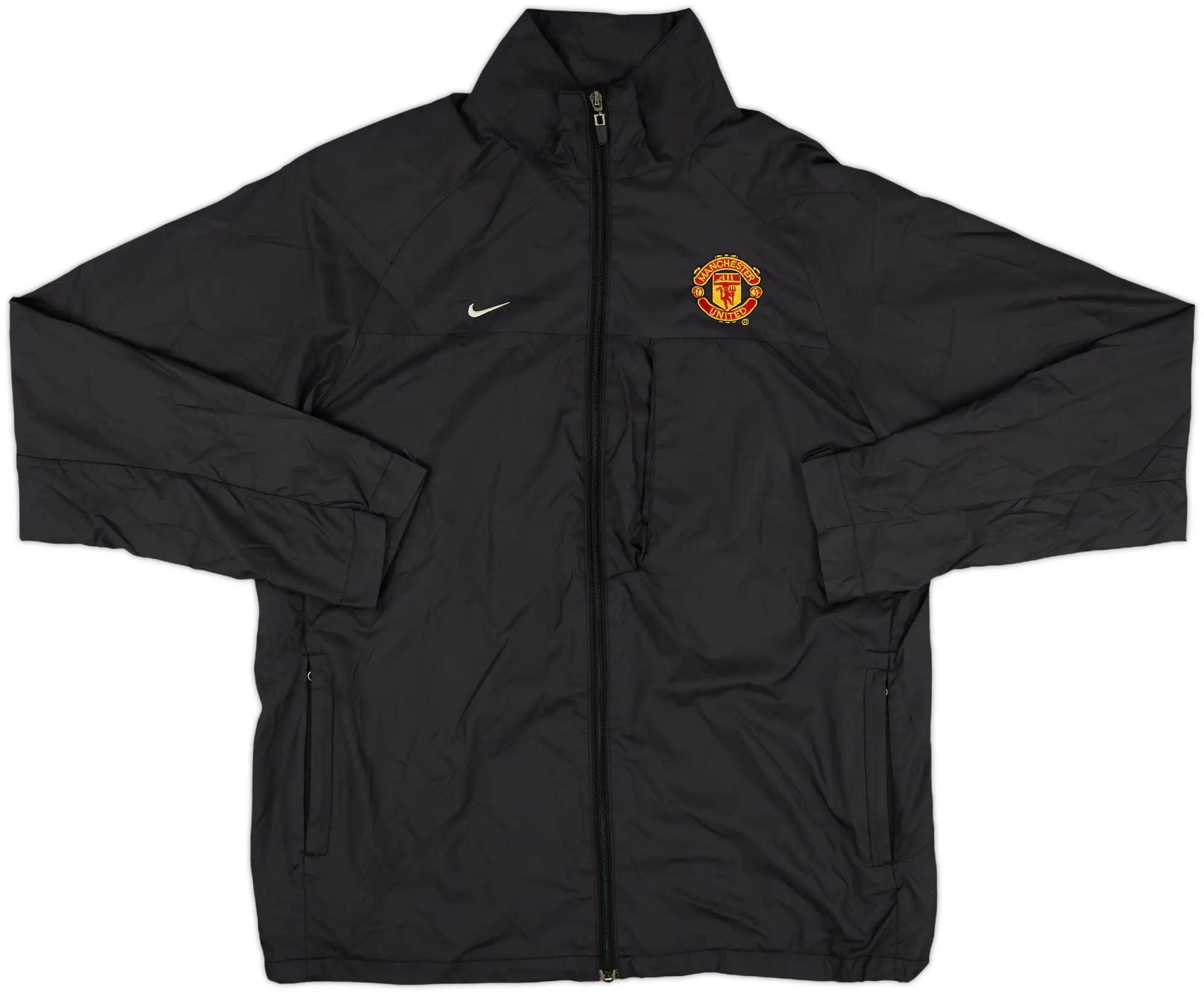 2010-11 Manchester United Nike Hooded Rain Jacket - 7/10 - (XL)