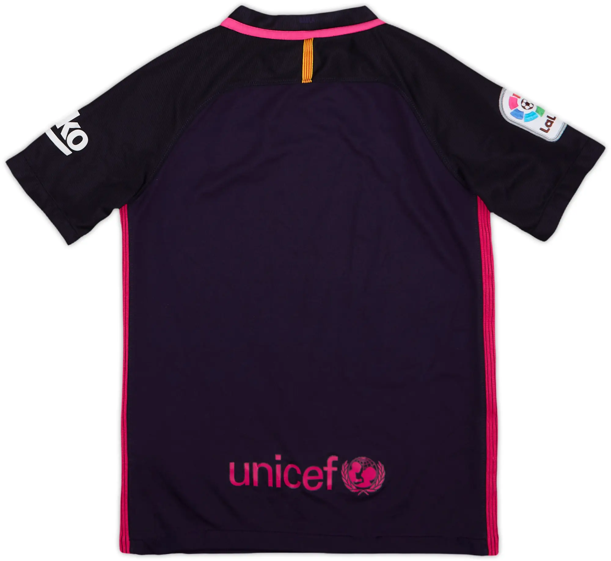 Nike Barcelona Boys SS Away Shirt 2016/17