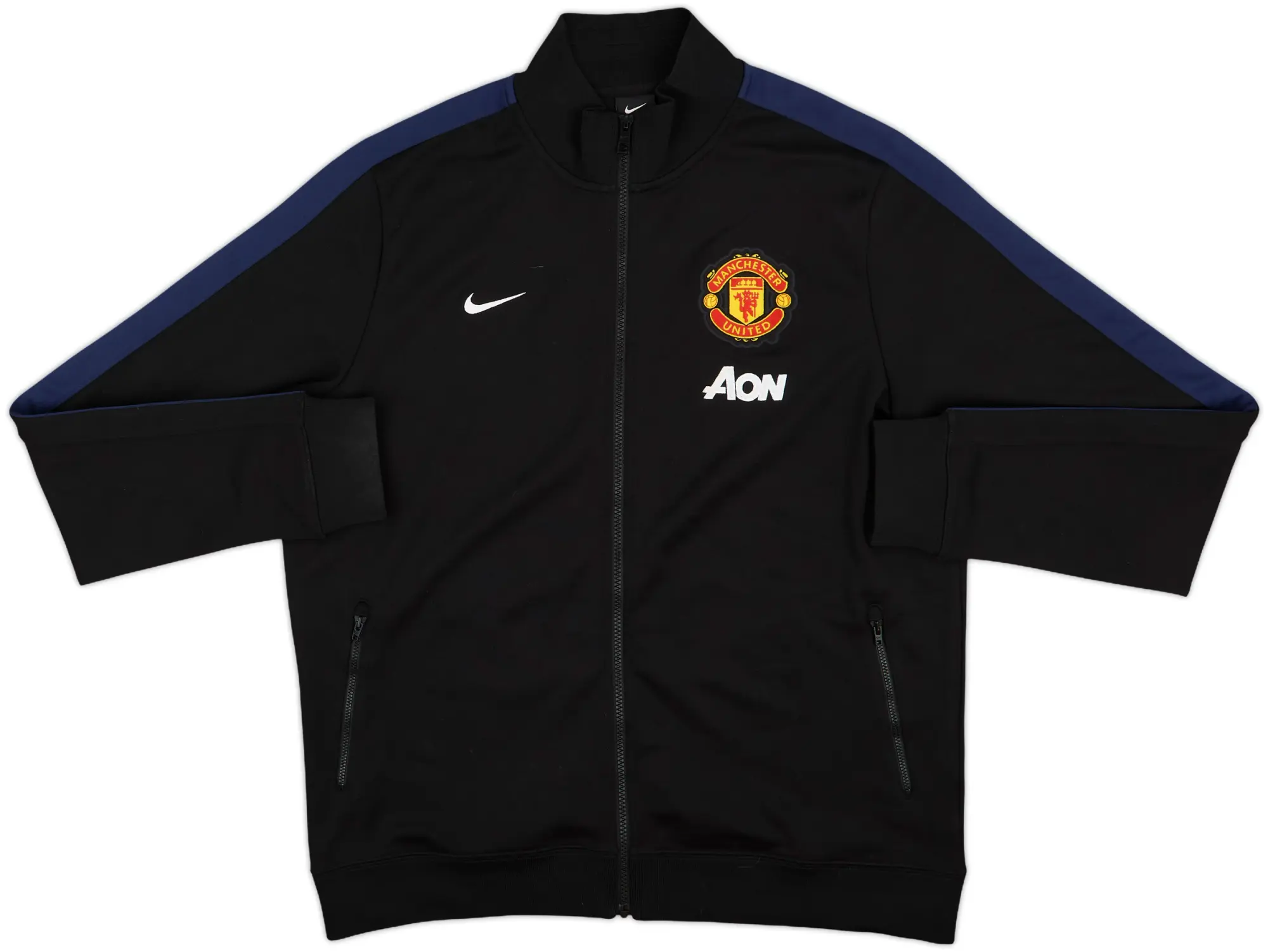 2013-14 Manchester United Nike Track Jacket - 10/10 - (XL)