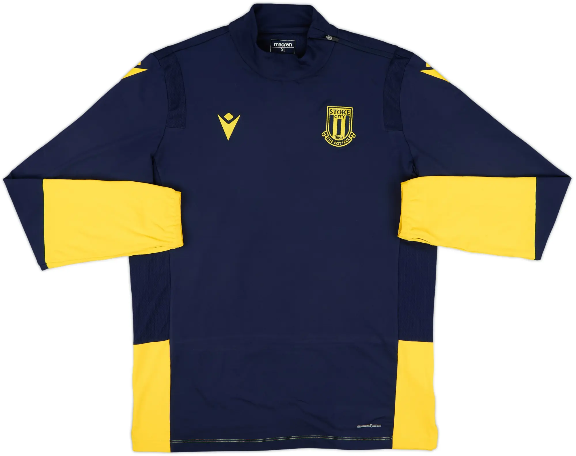 2020-21 Stoke City Macron 1/4 Zip Training Top - 10/10 - (XL)