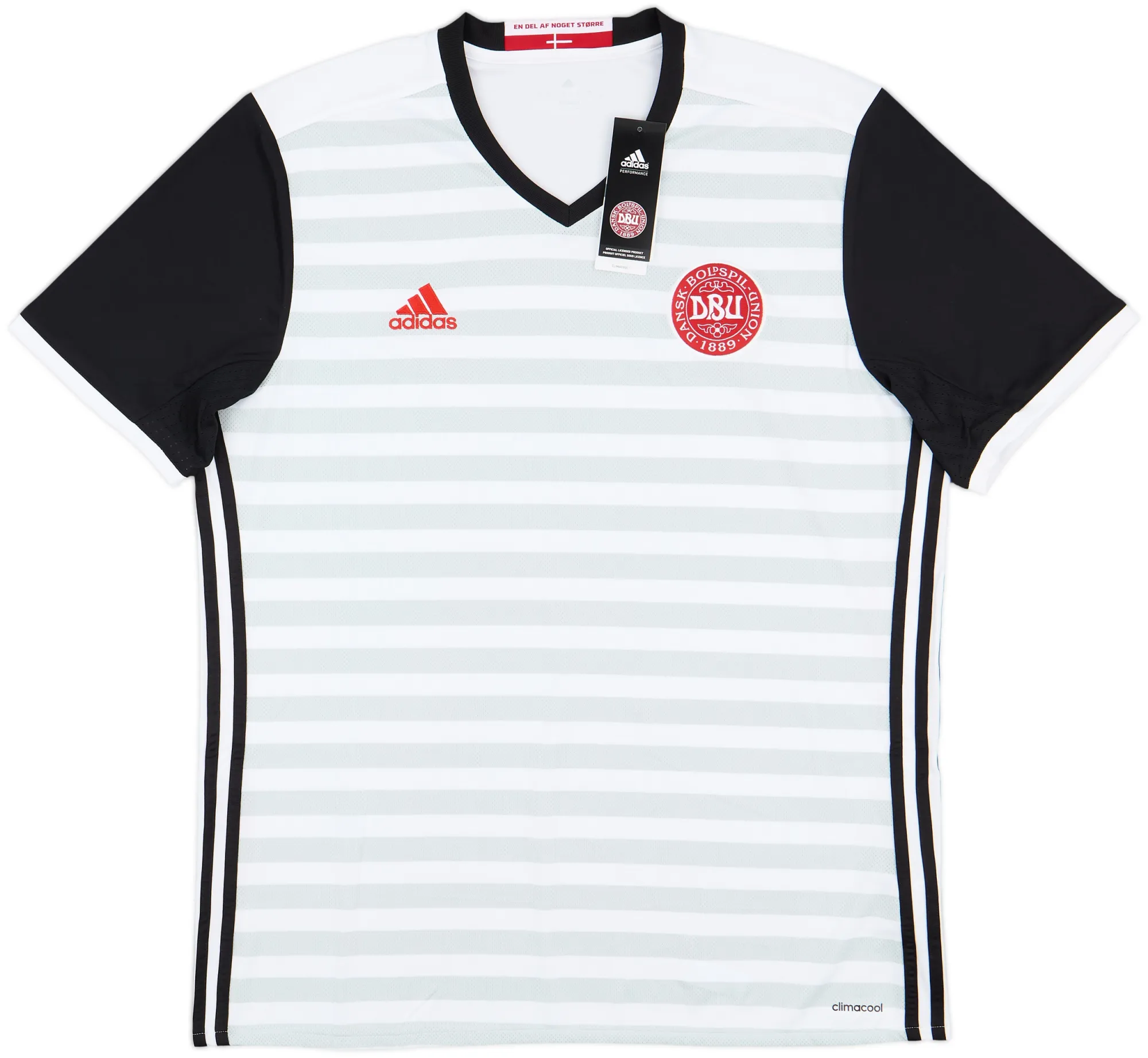 adidas Denmark Mens SS Away Shirt 2015