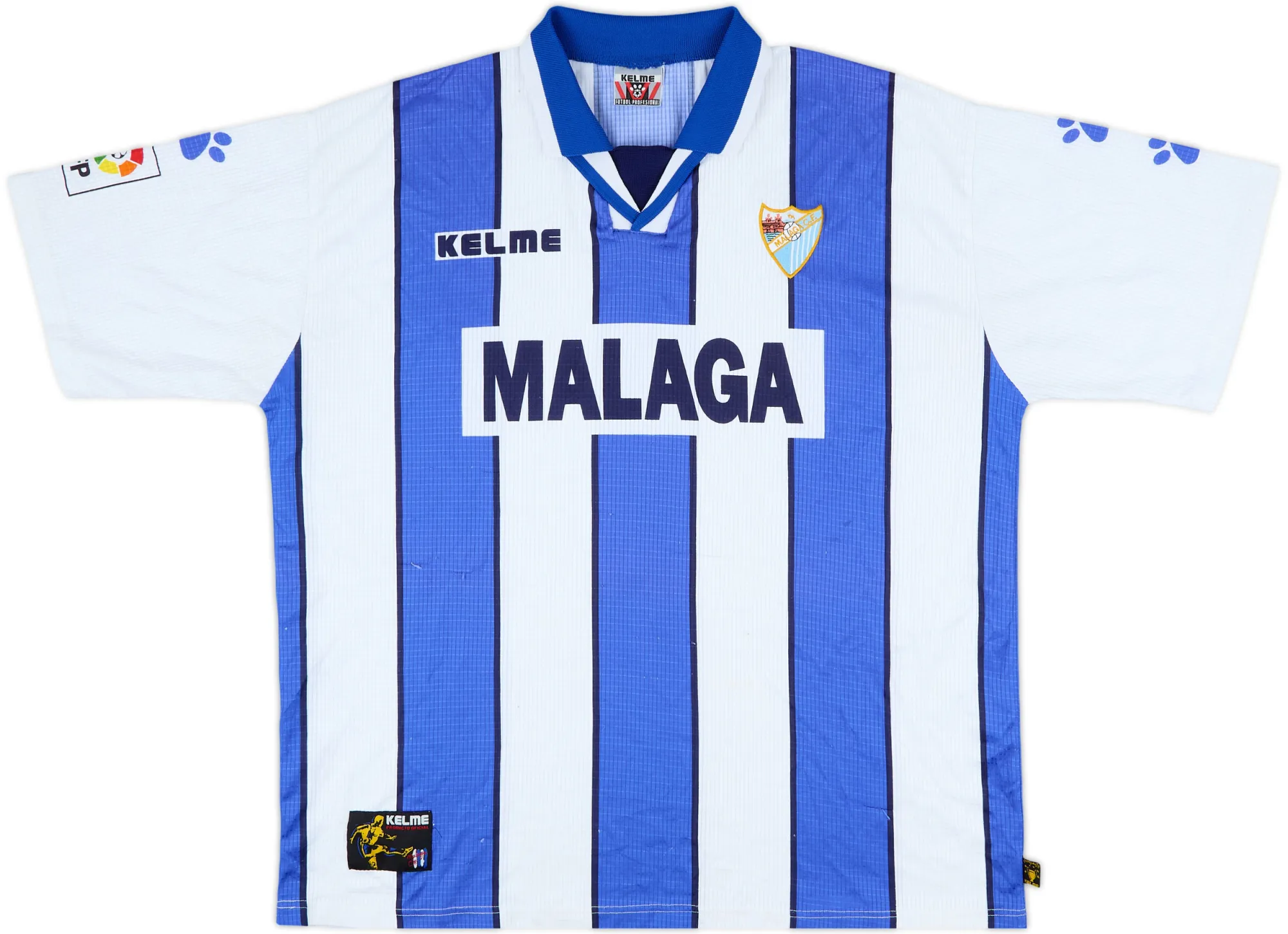 Kelme Málaga Mens SS Home Shirt 1998/99