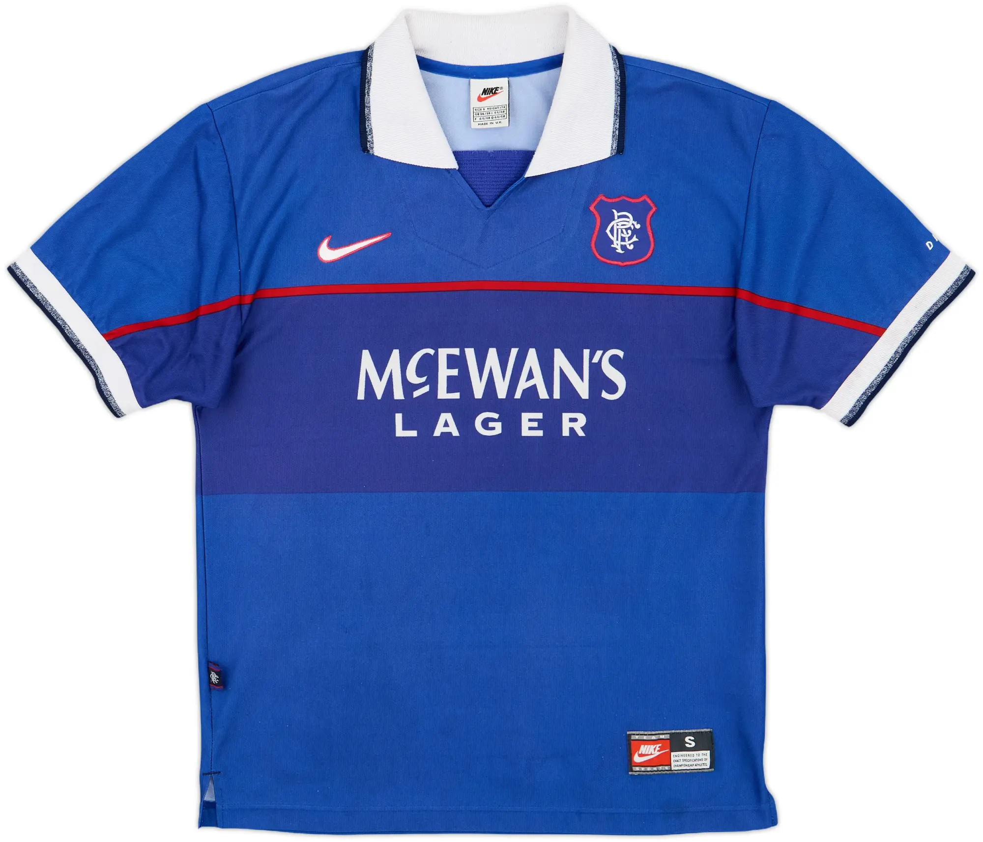 Nike Rangers Mens SS Home Shirt 1997/99