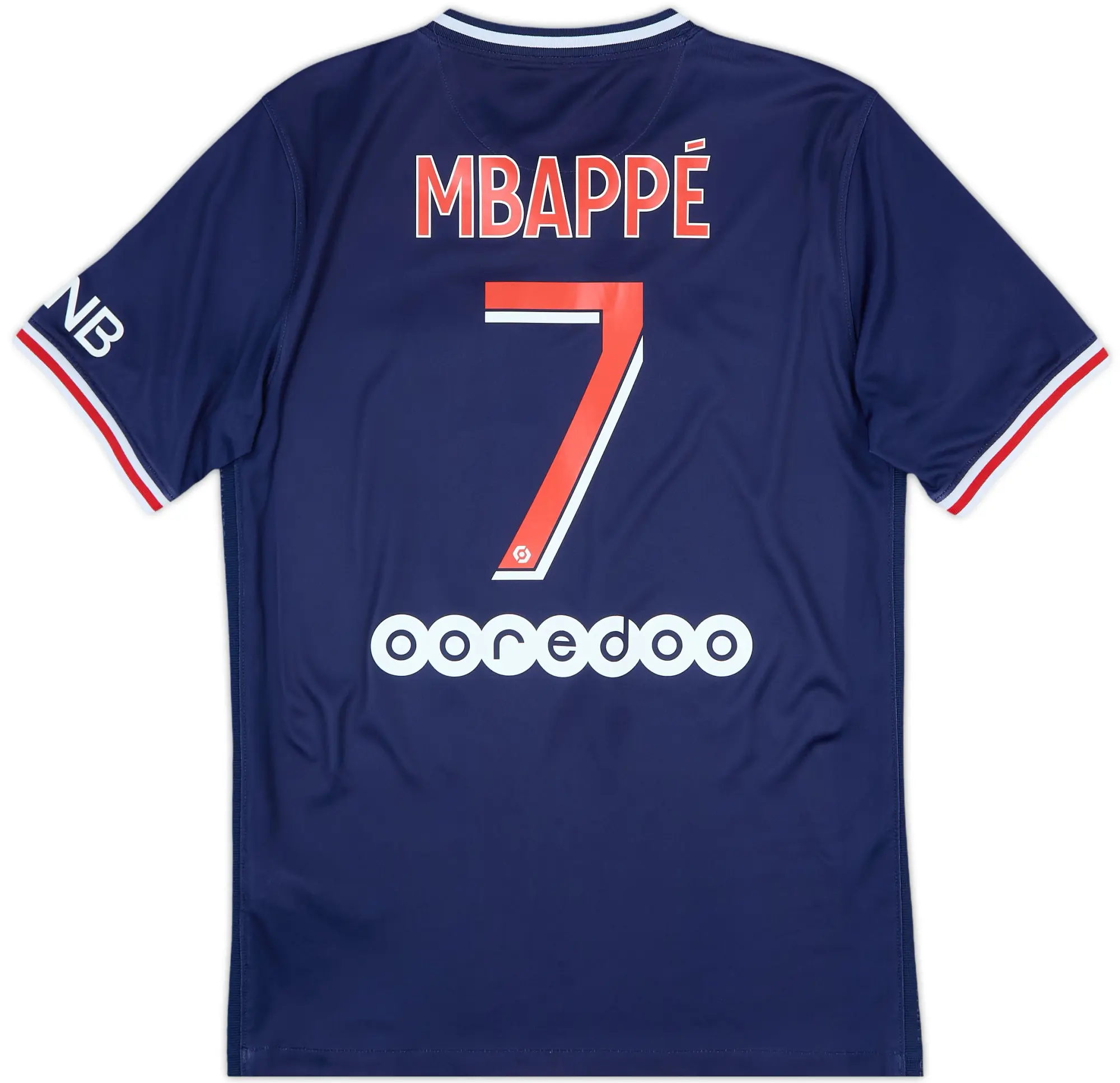 2020-21 Paris Saint-Germain Home Shirt Mbappe #7 - 9/10 - (S)