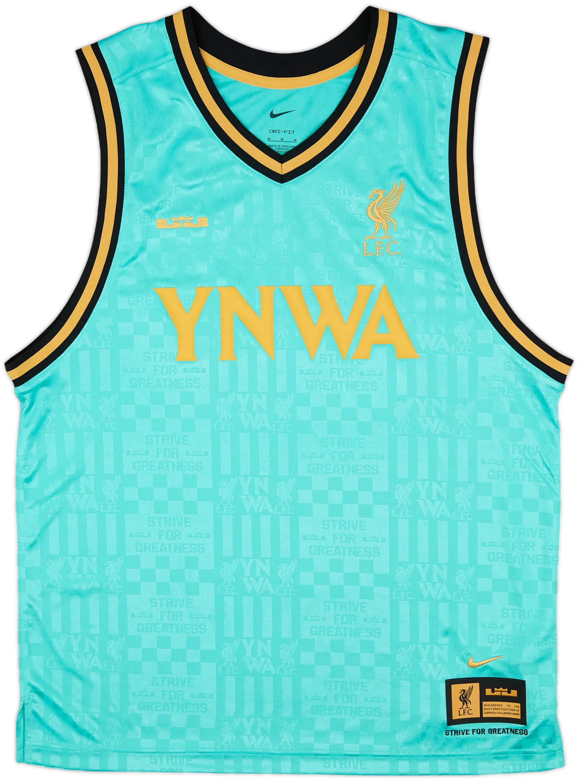 2024-25 Liverpool Nike Lebron Basketball Jersey - 8/10 - (M)