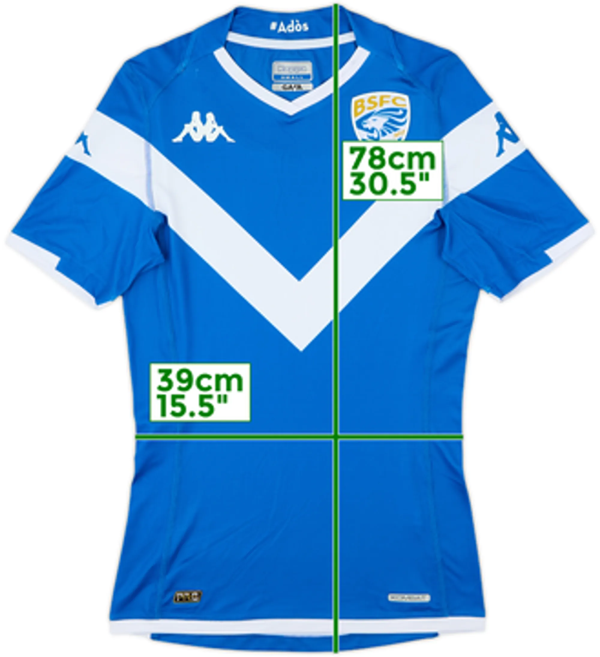Kappa Brescia Mens SS Home Shirt 2023/24