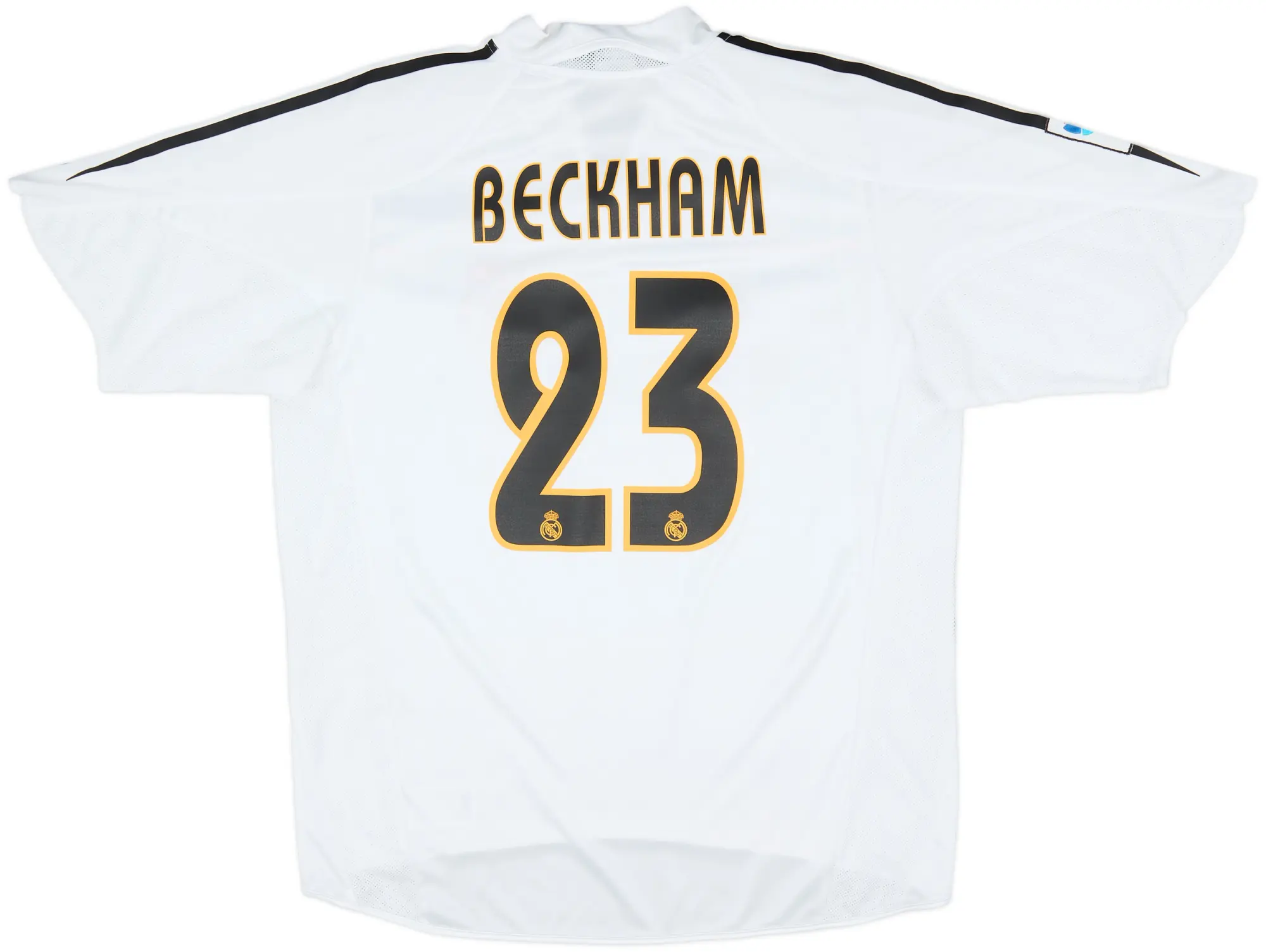 2004-05 Real Madrid Home Shirt Beckham #23 - 8/10 - (L)