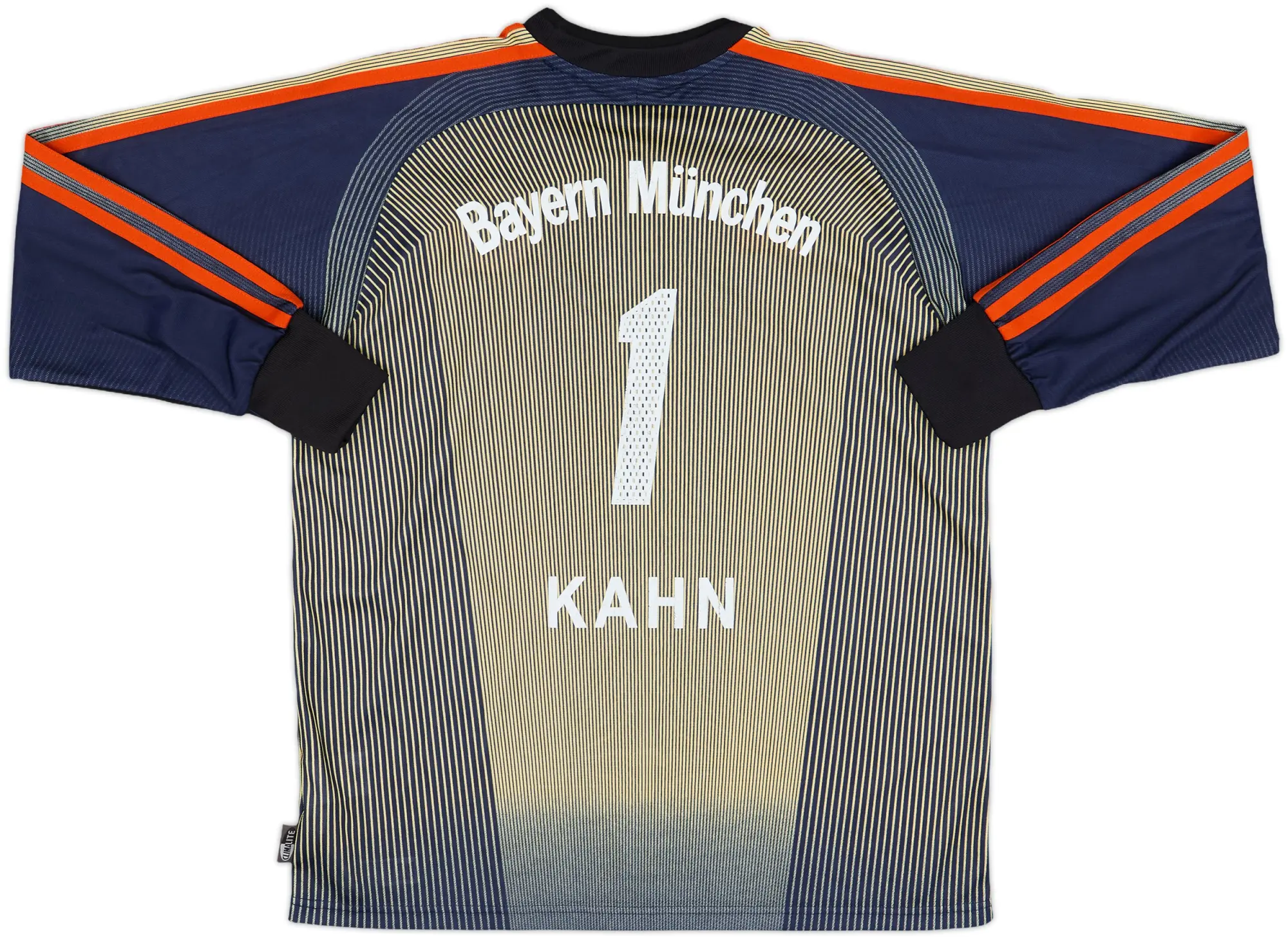 adidas Bayern Munich Boys LS Goalkeeper Home Shirt 2003/04