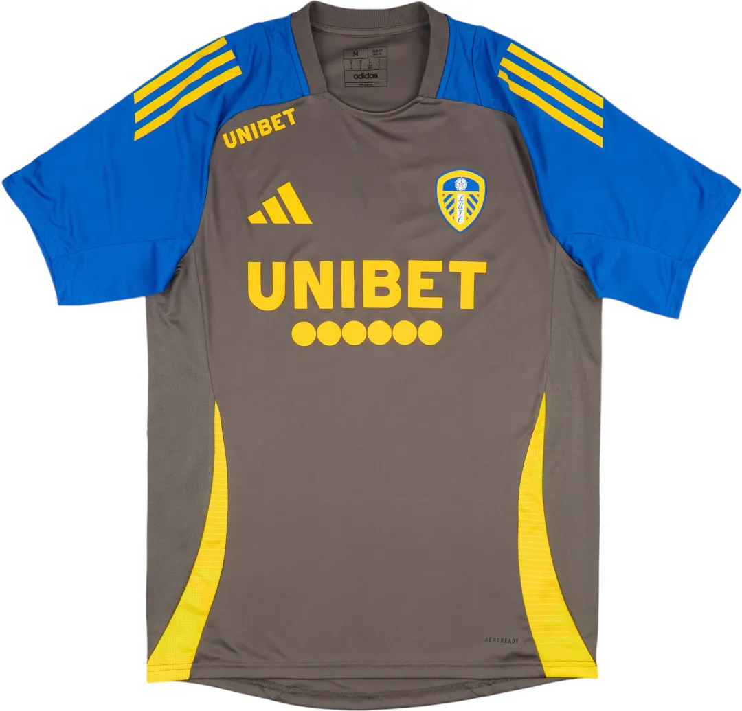 adidas Leeds United Mens SS Home Shirt 2024/25 | IM5448 | FOOTY.COM