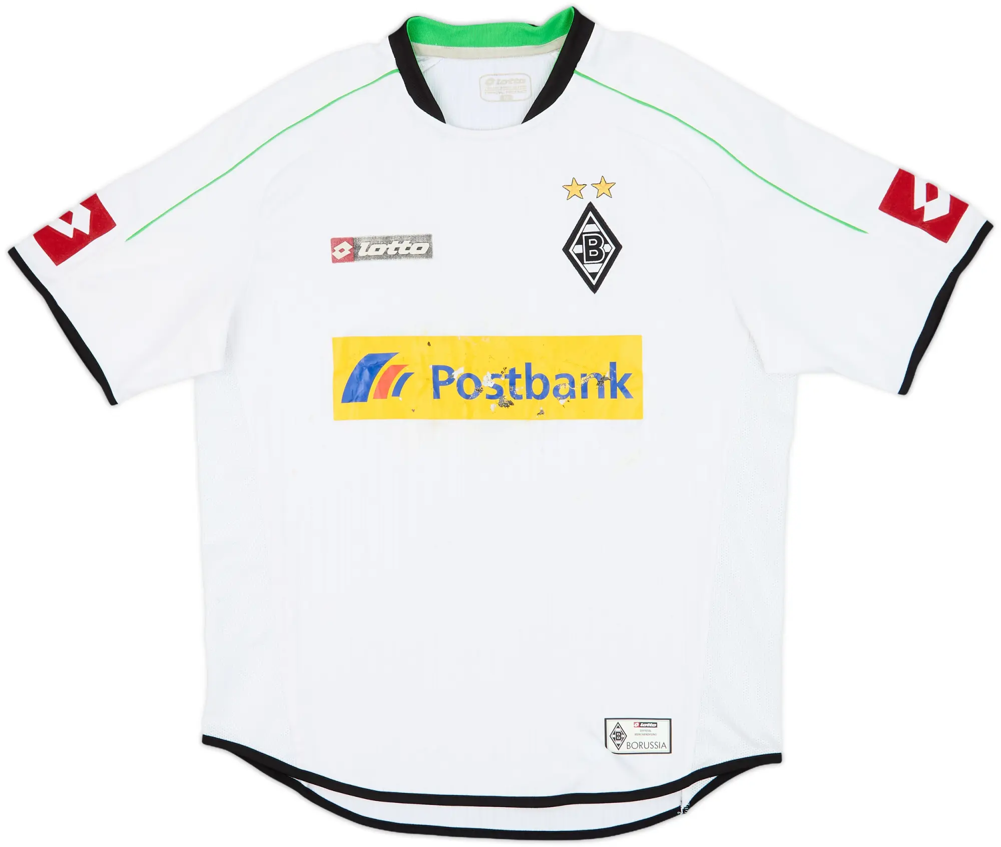 Lotto Borussia Monchengladbach Mens SS Home Shirt 2012/13